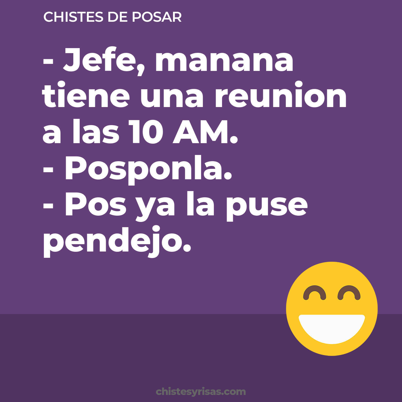 chistes de Posar buenos