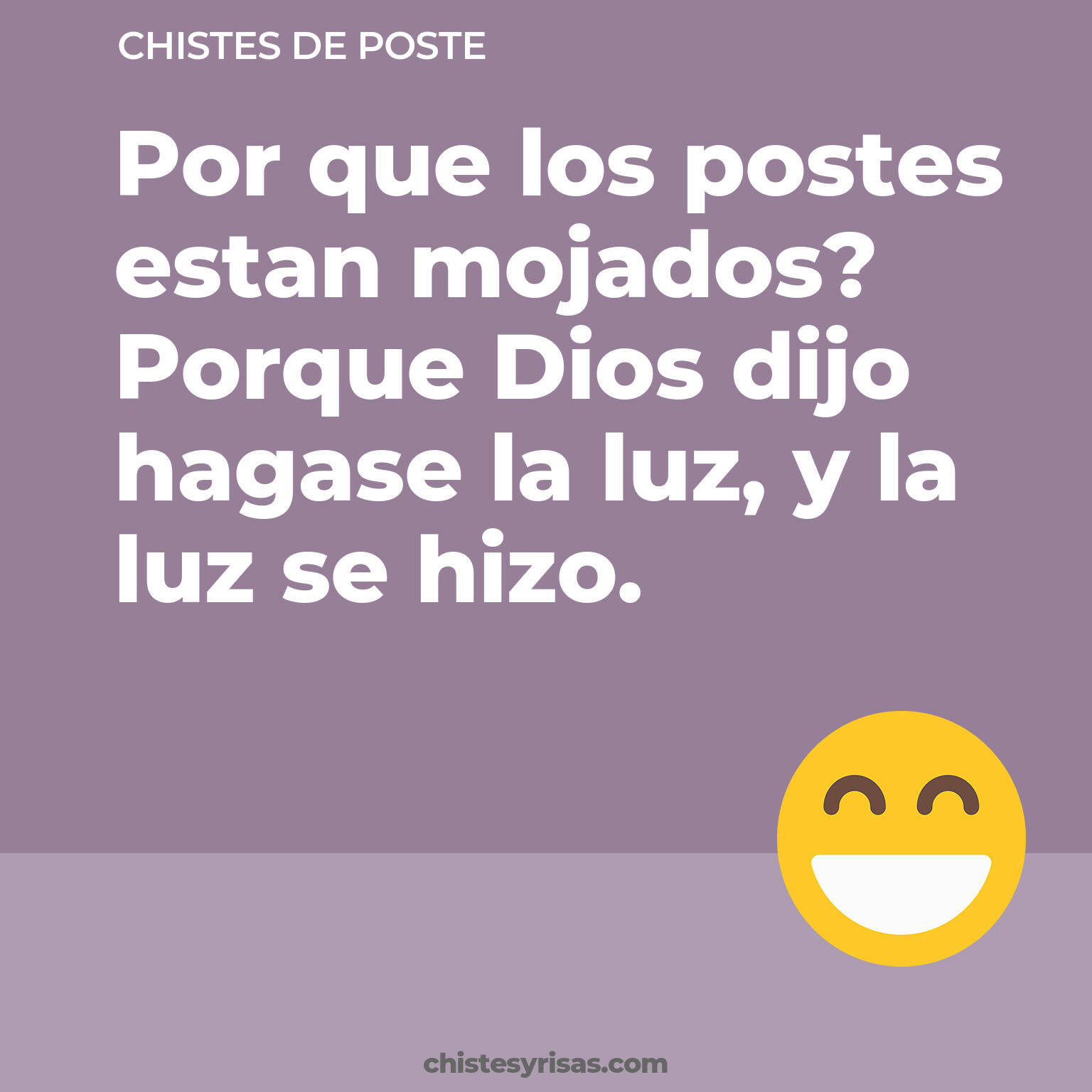 chistes de Poste cortos