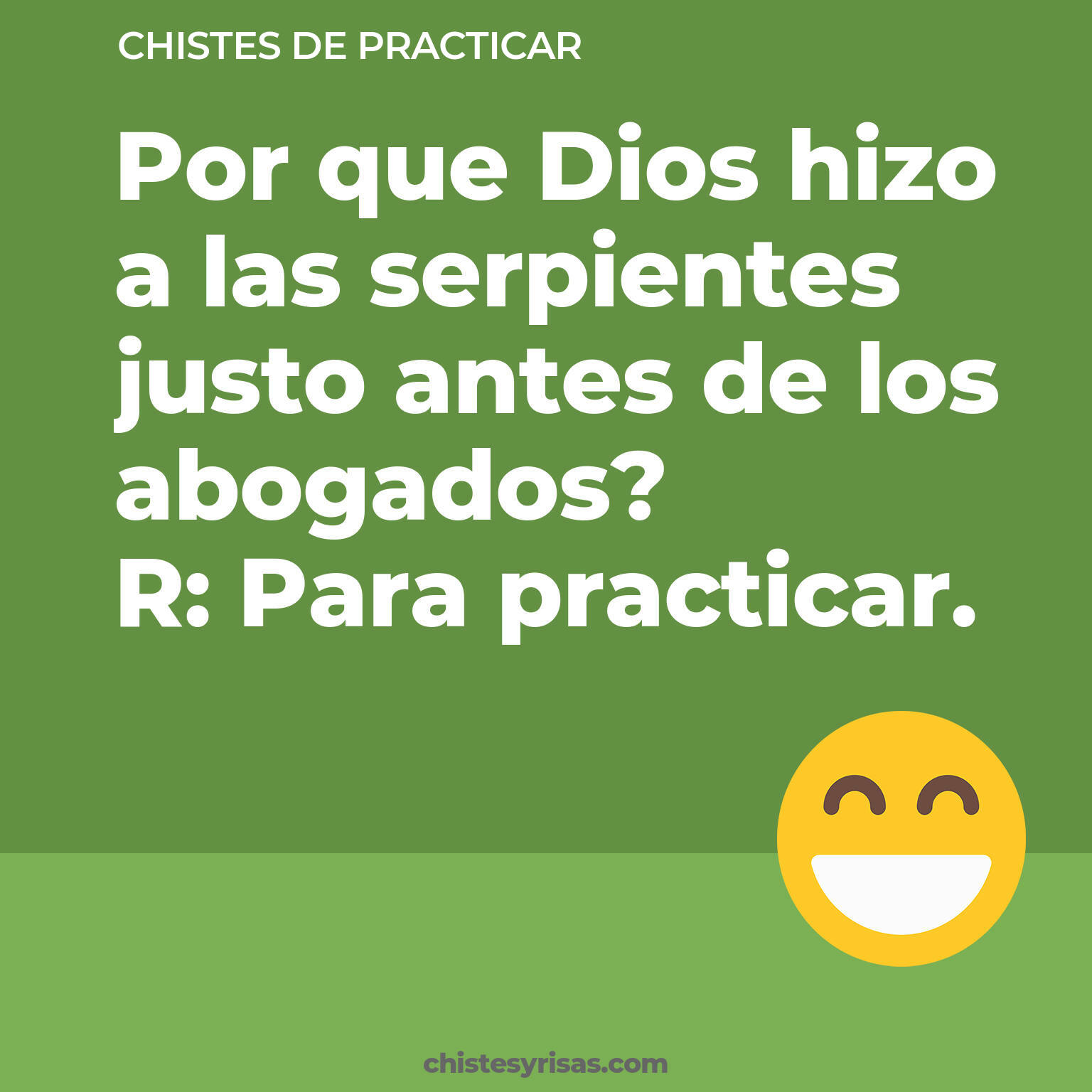 chistes de Practicar cortos