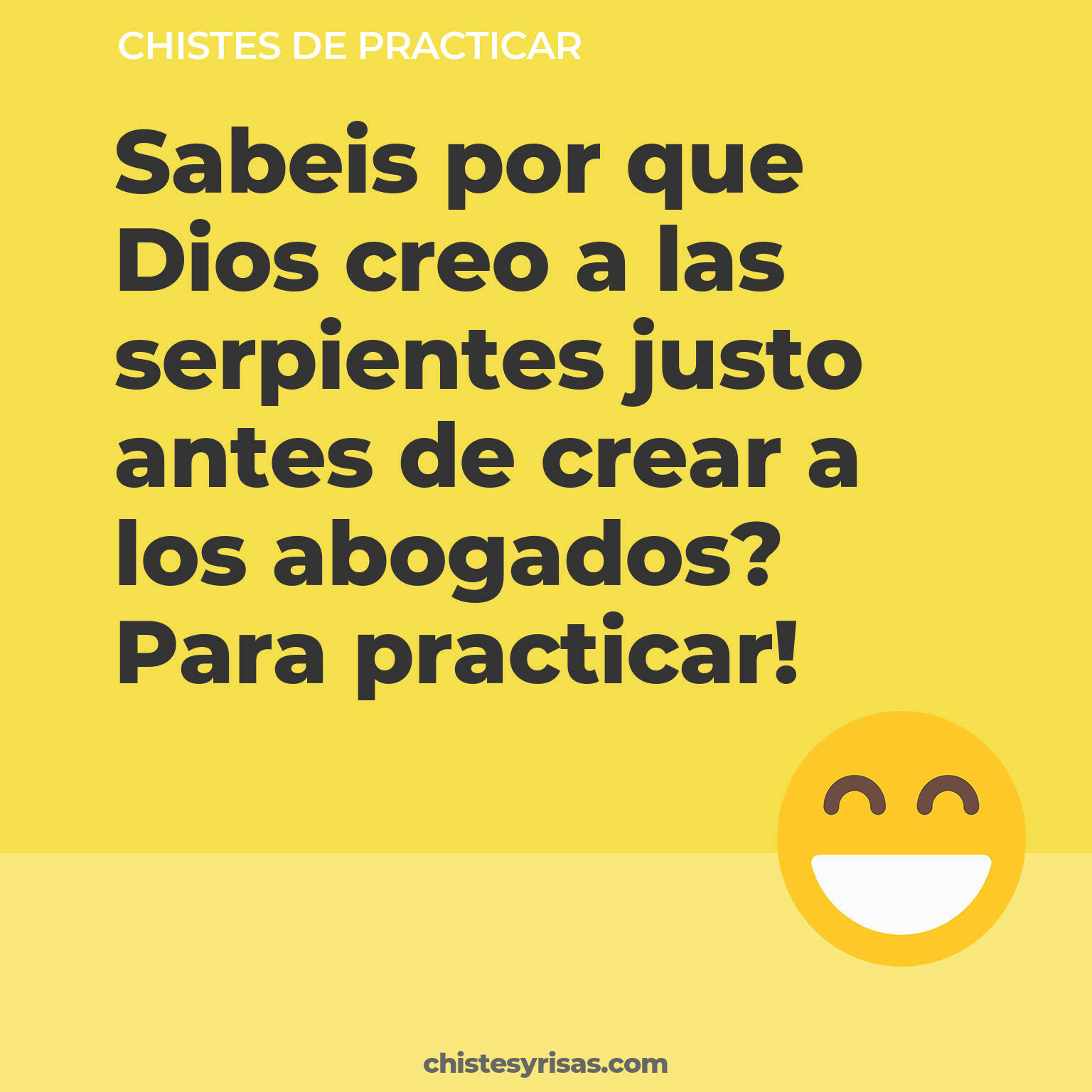 chistes de Practicar buenos