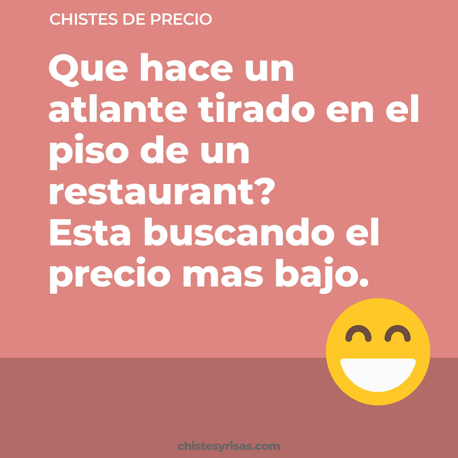 chistes de Precio cortos