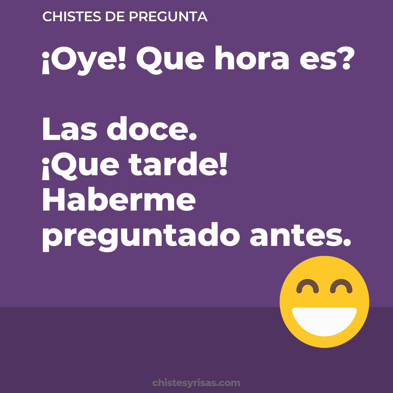 chistes de Pregunta cortos