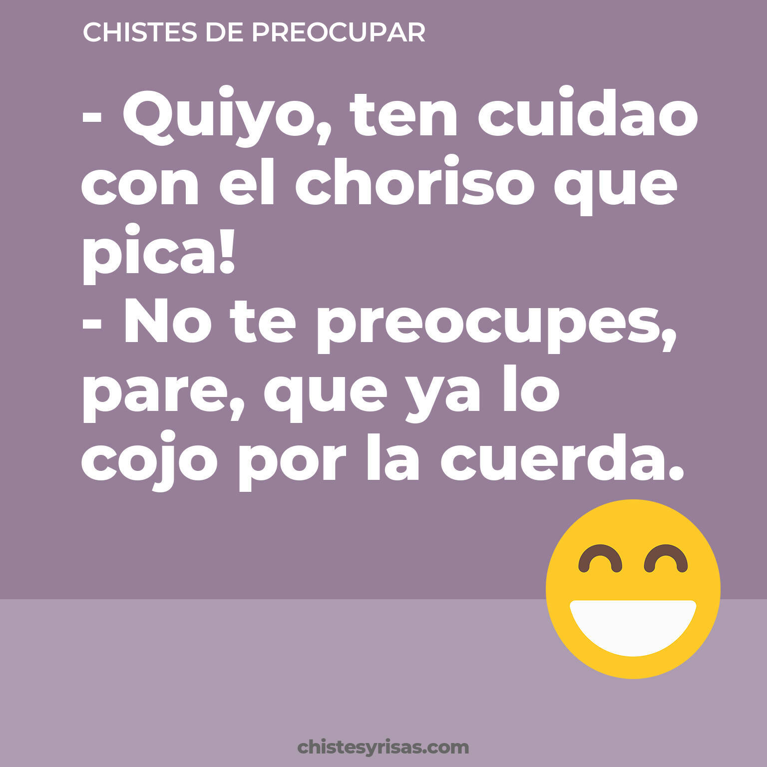 chistes de Preocupar cortos