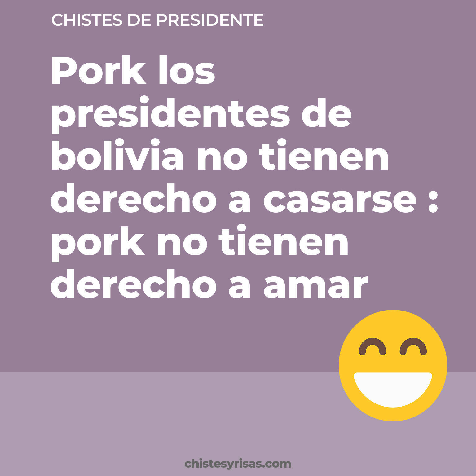 chistes de Presidente cortos