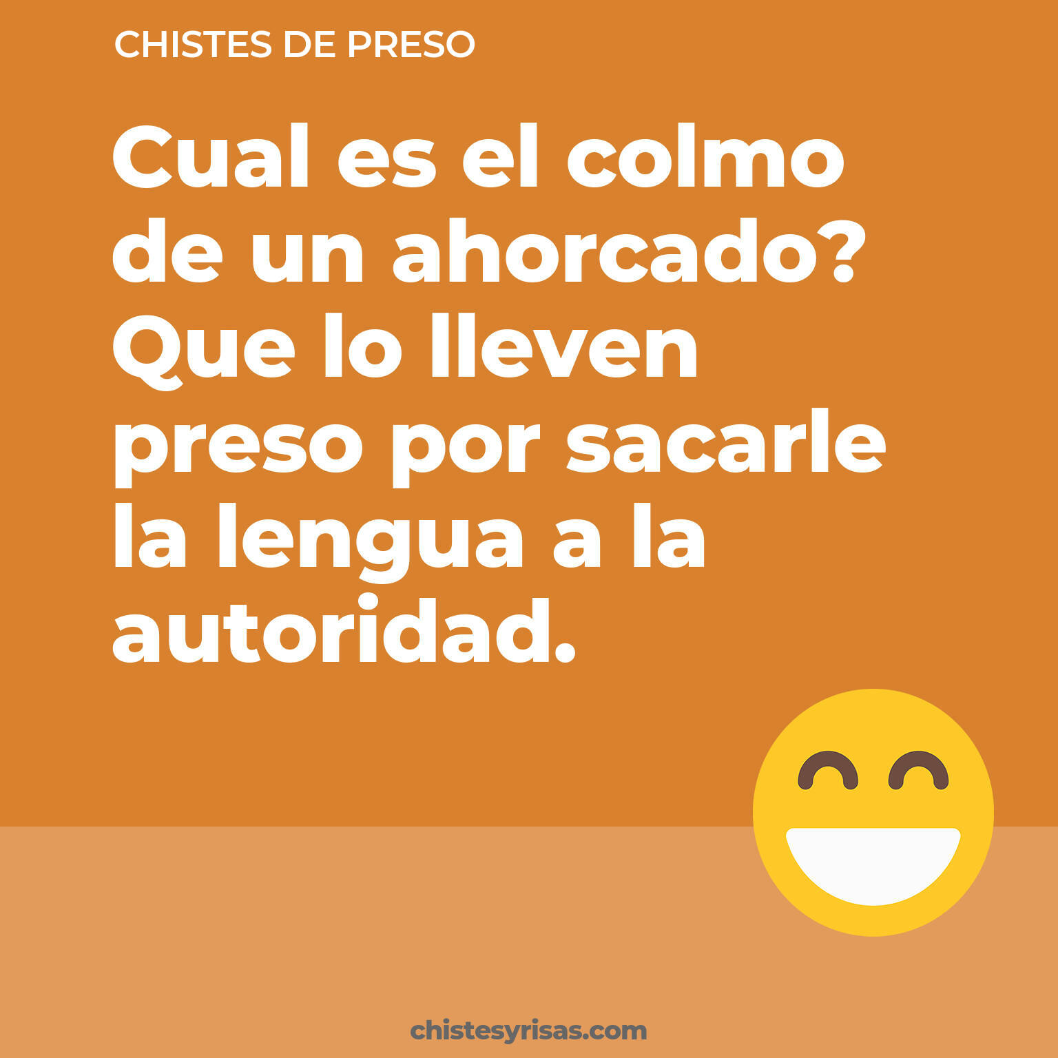 chistes de Preso cortos