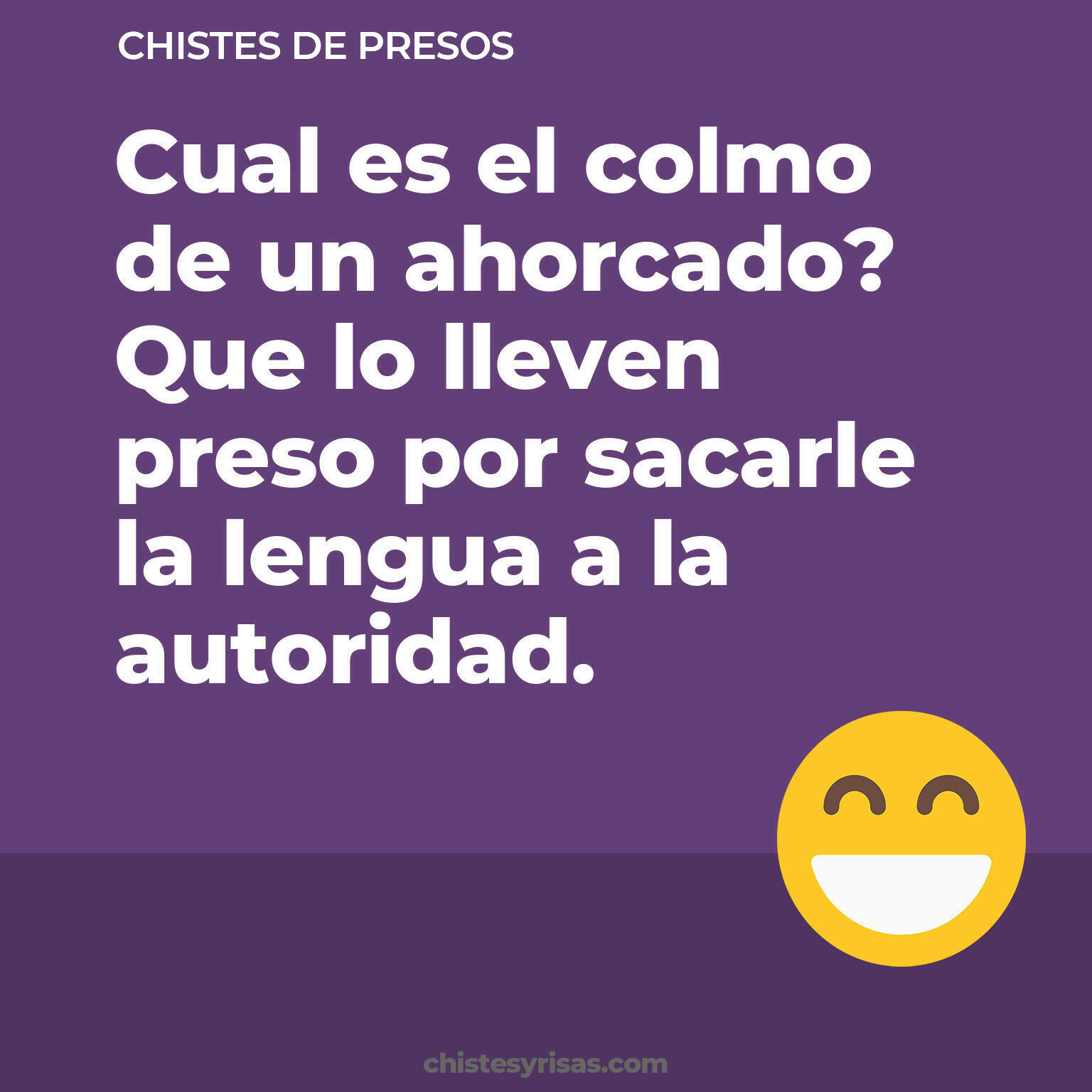 chistes de Presos cortos