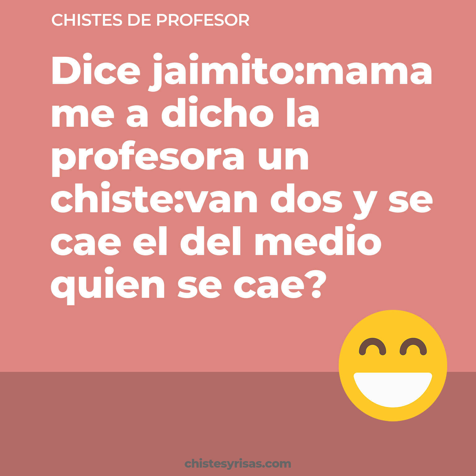 chistes de Profesor buenos