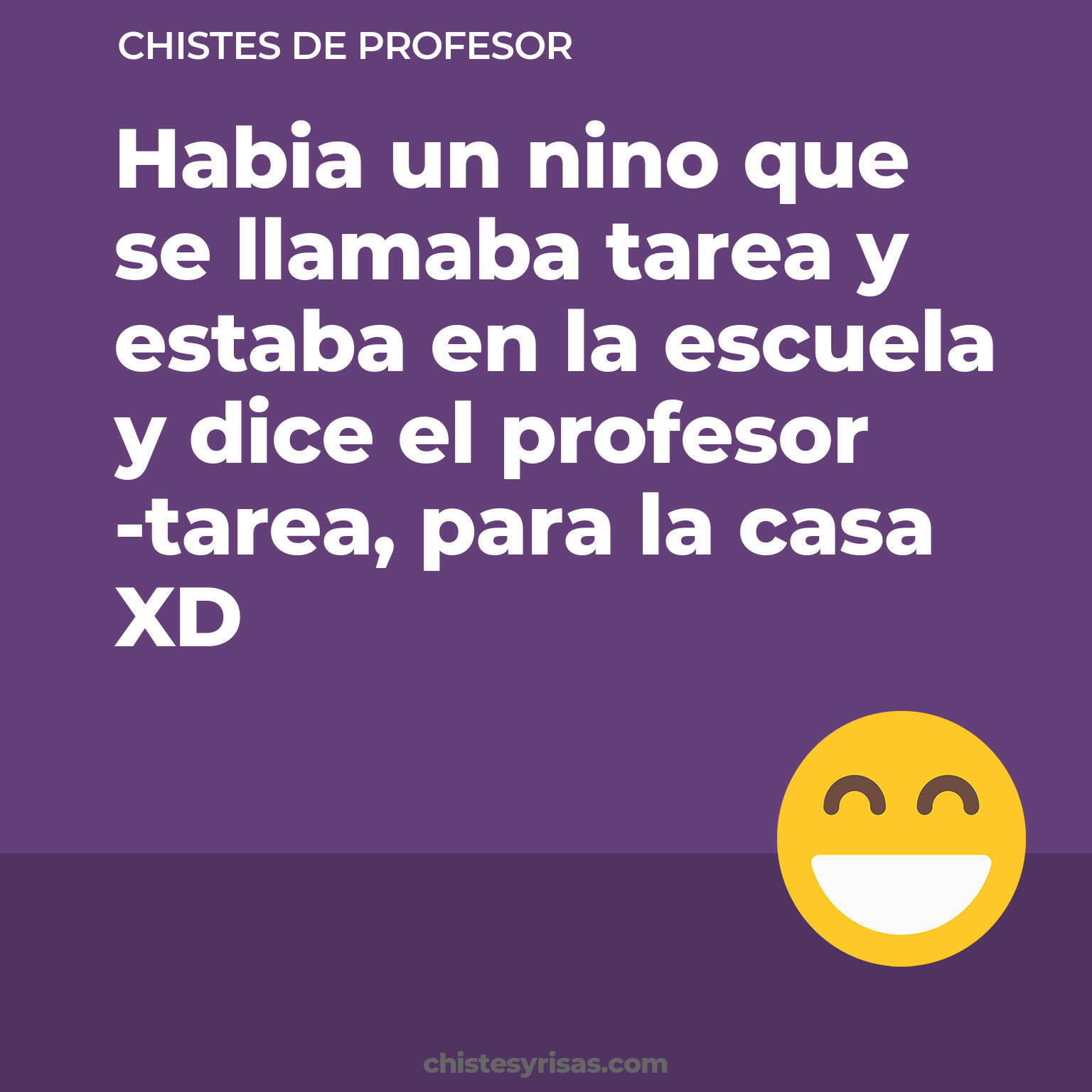 chistes de Profesor cortos