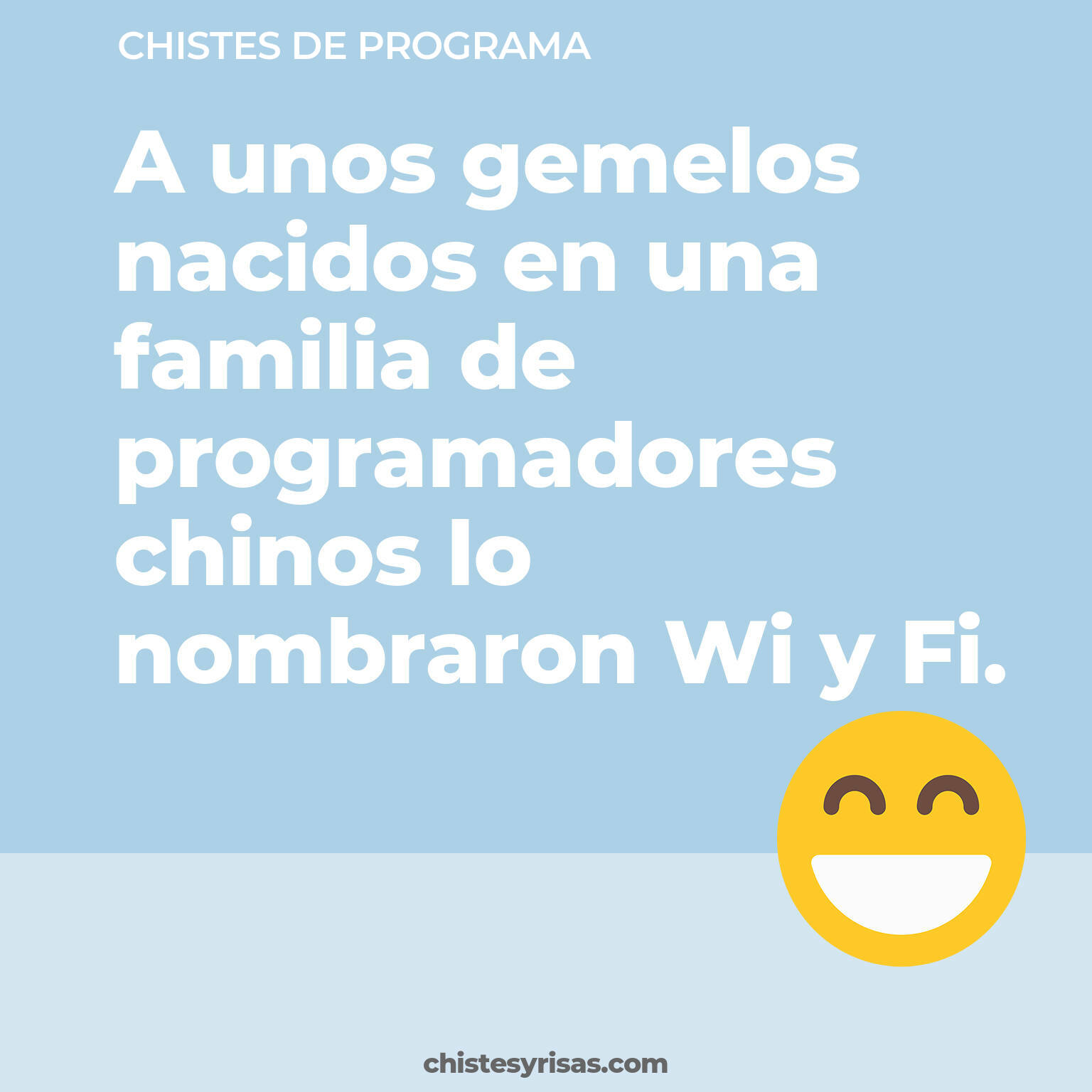 chistes de Programa buenos