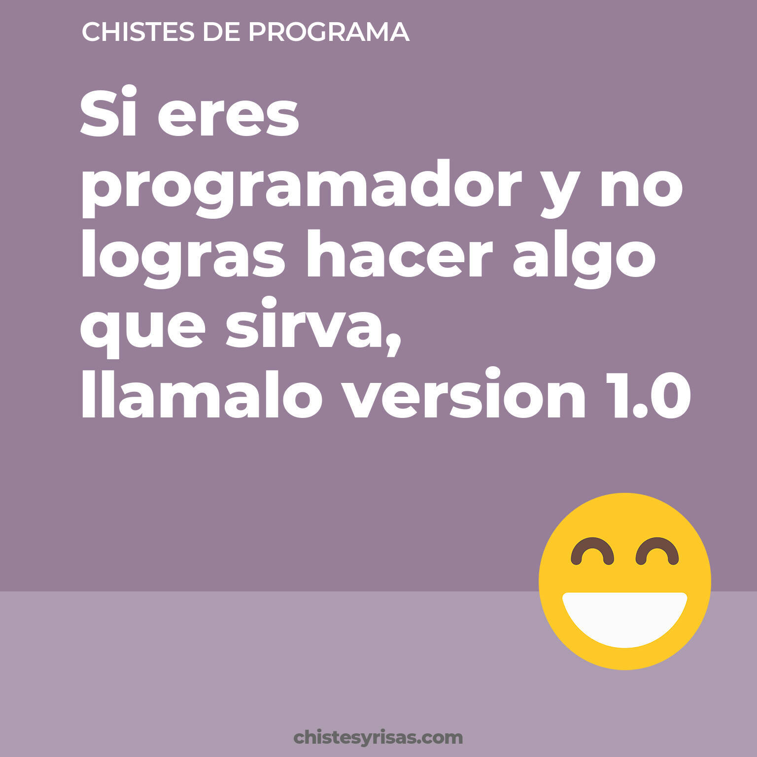 chistes de Programa más graciosos