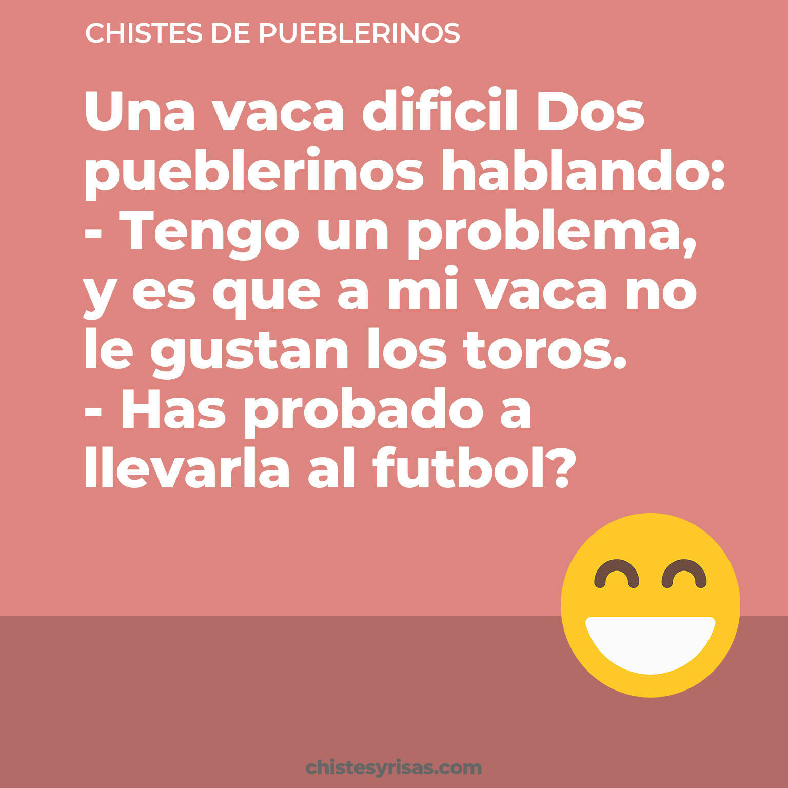 chistes de Pueblerinos buenos