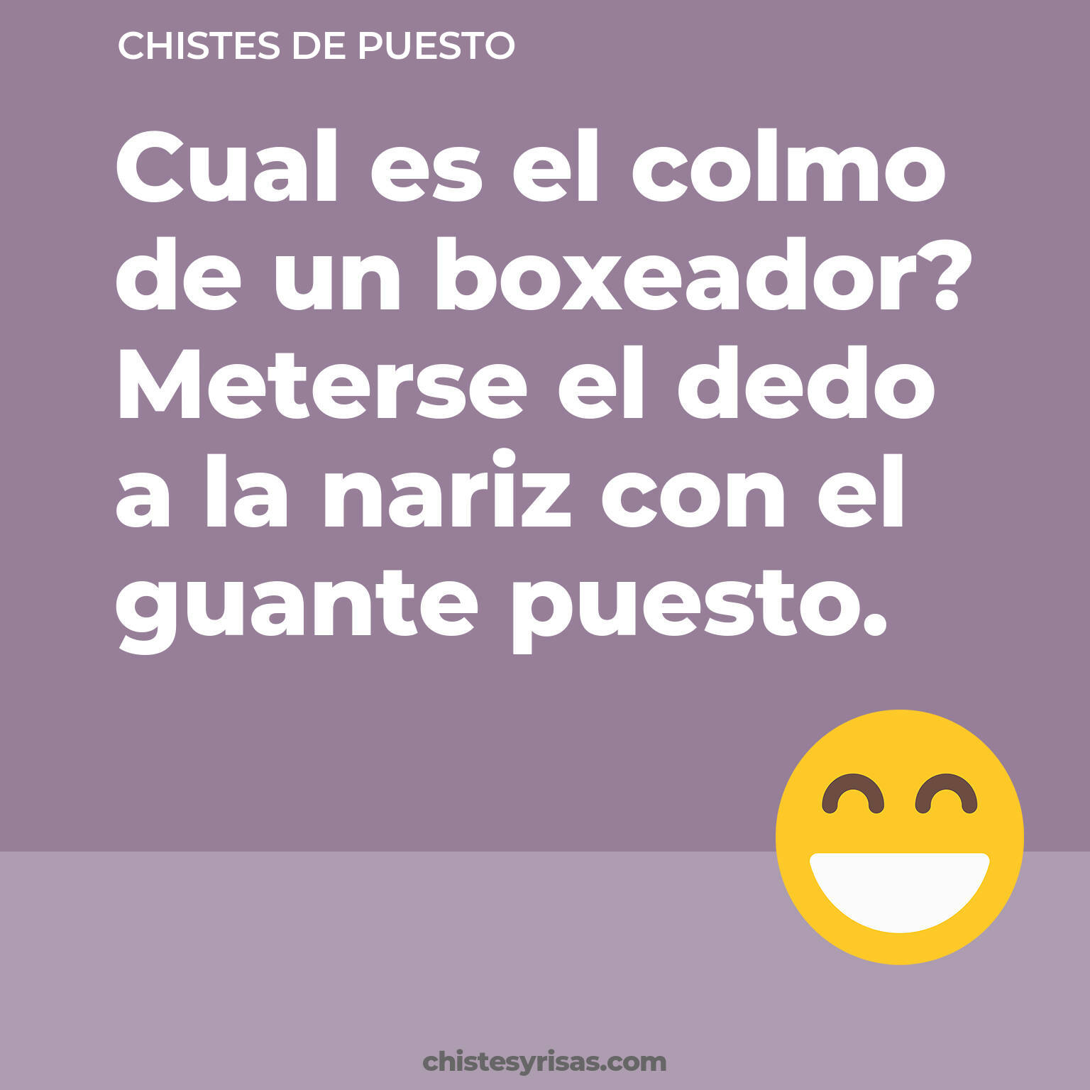 chistes de Puesto cortos