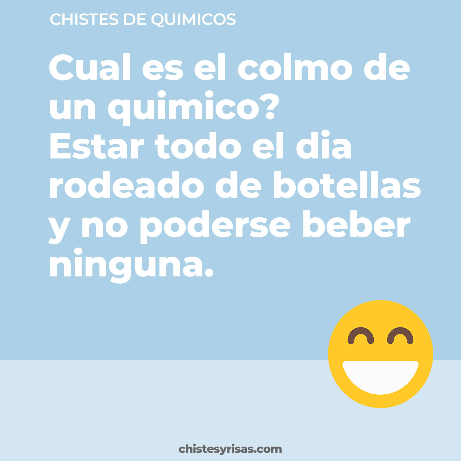 chistes de Químicos más graciosos