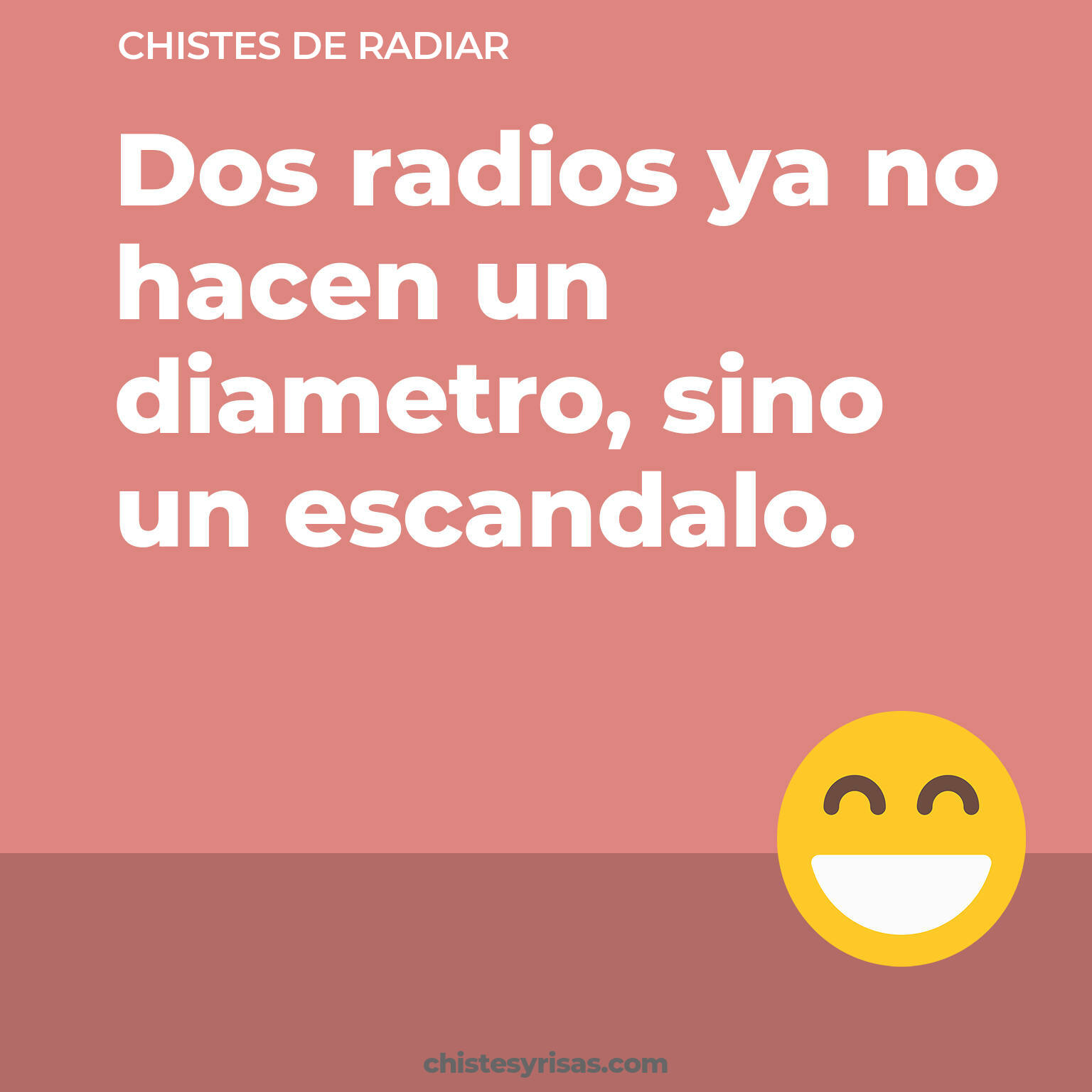 chistes de Radiar cortos