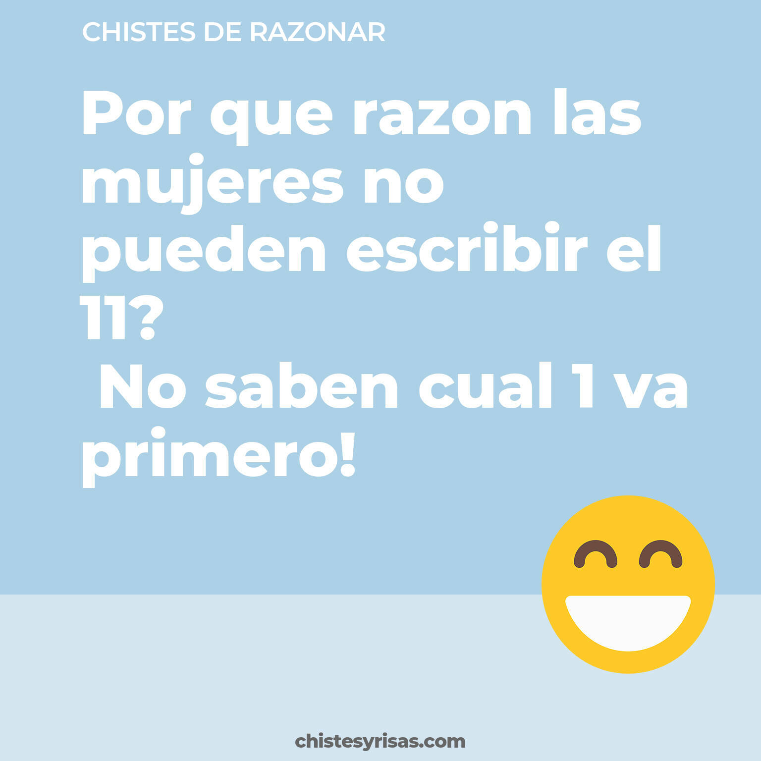 chistes de Razonar buenos