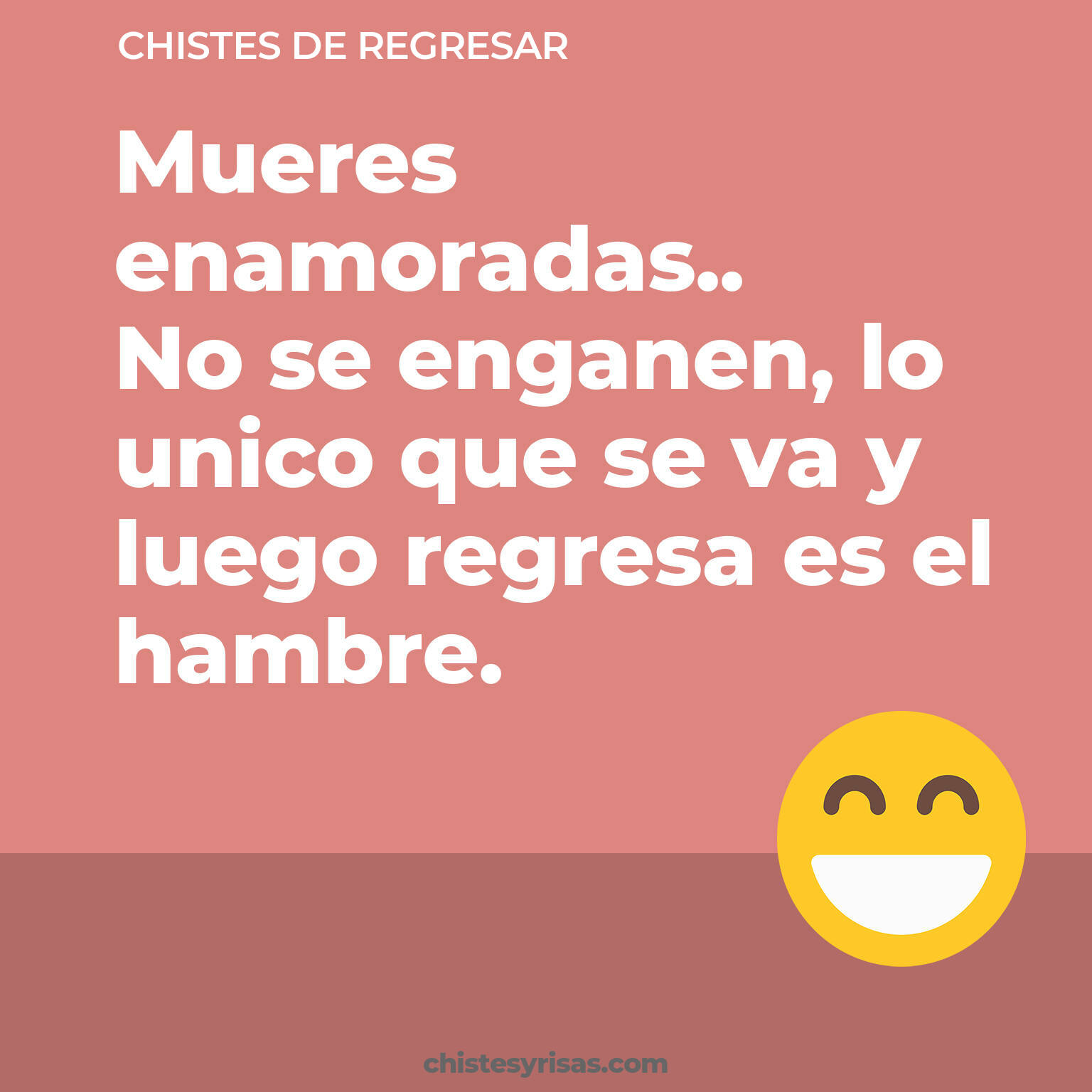 chistes de Regresar cortos