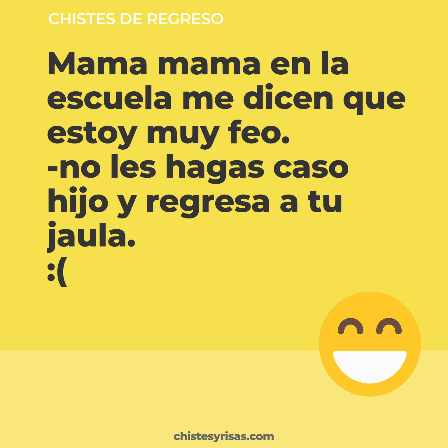 chistes de Regreso buenos foto para reir