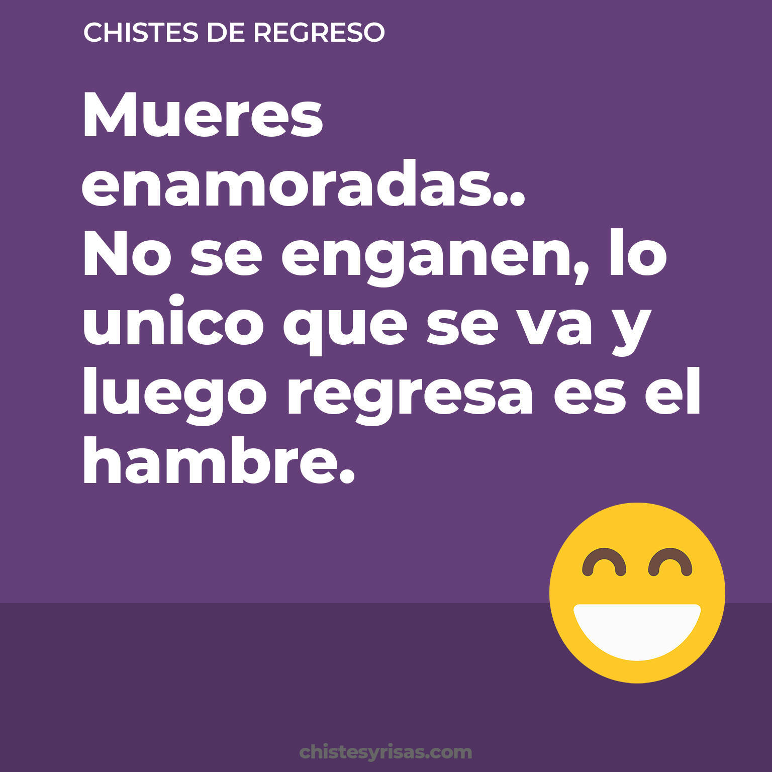 chistes de Regreso cortos