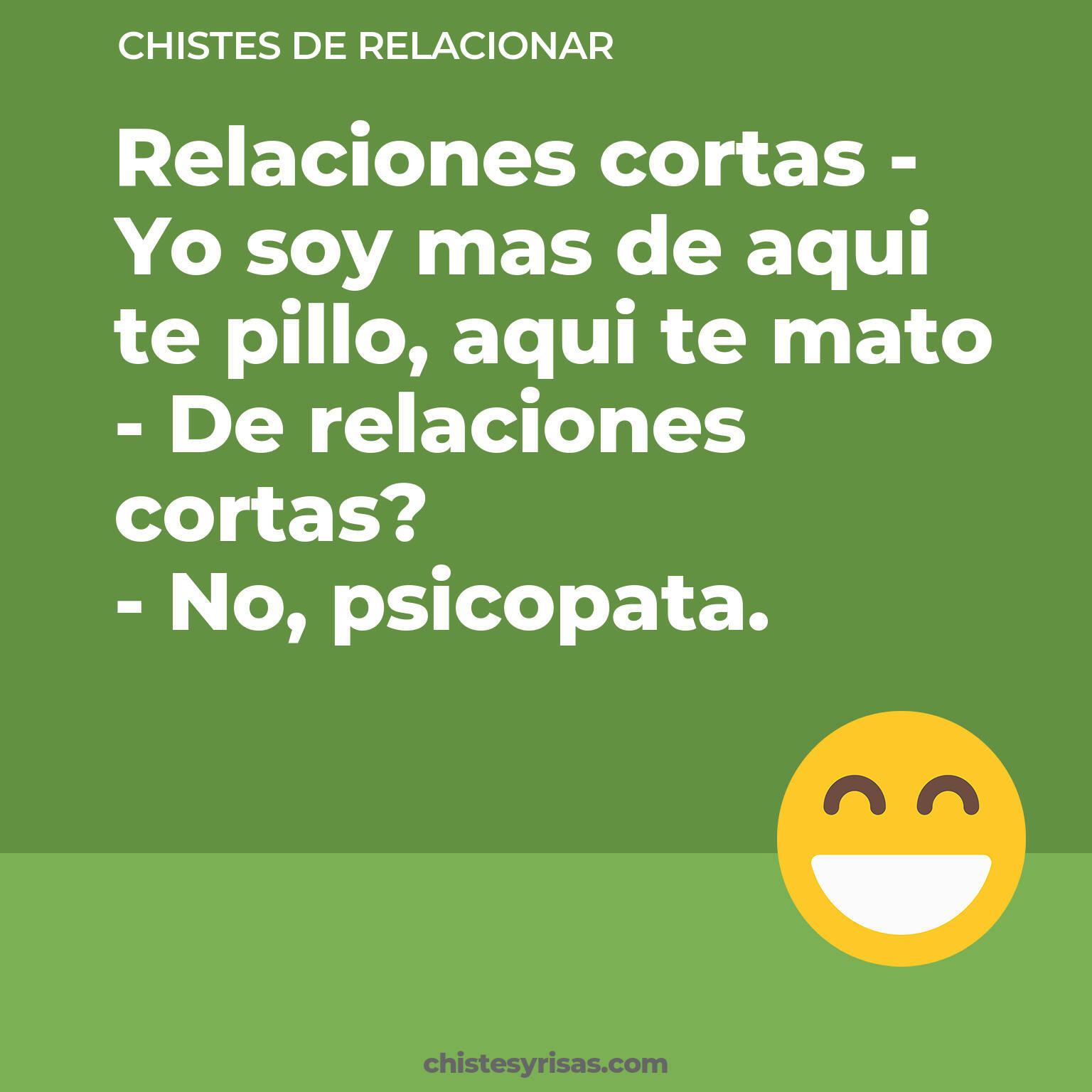 chistes de Relacionar cortos