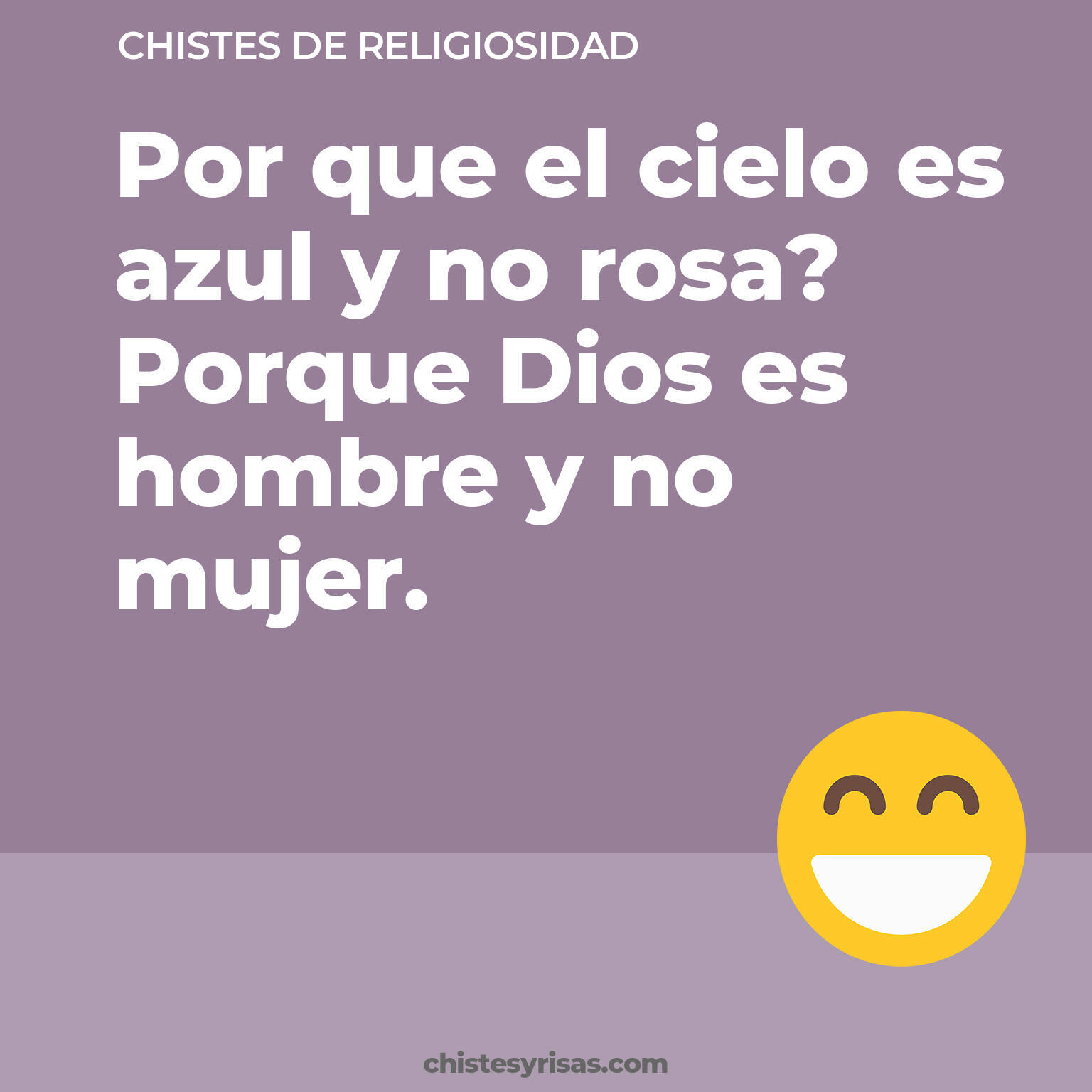 chistes de Religiosidad más graciosos