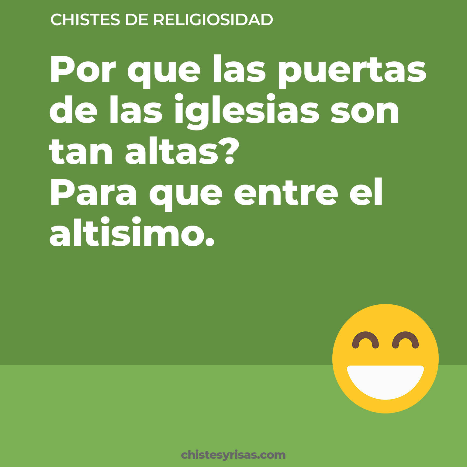 chistes de Religiosidad buenos