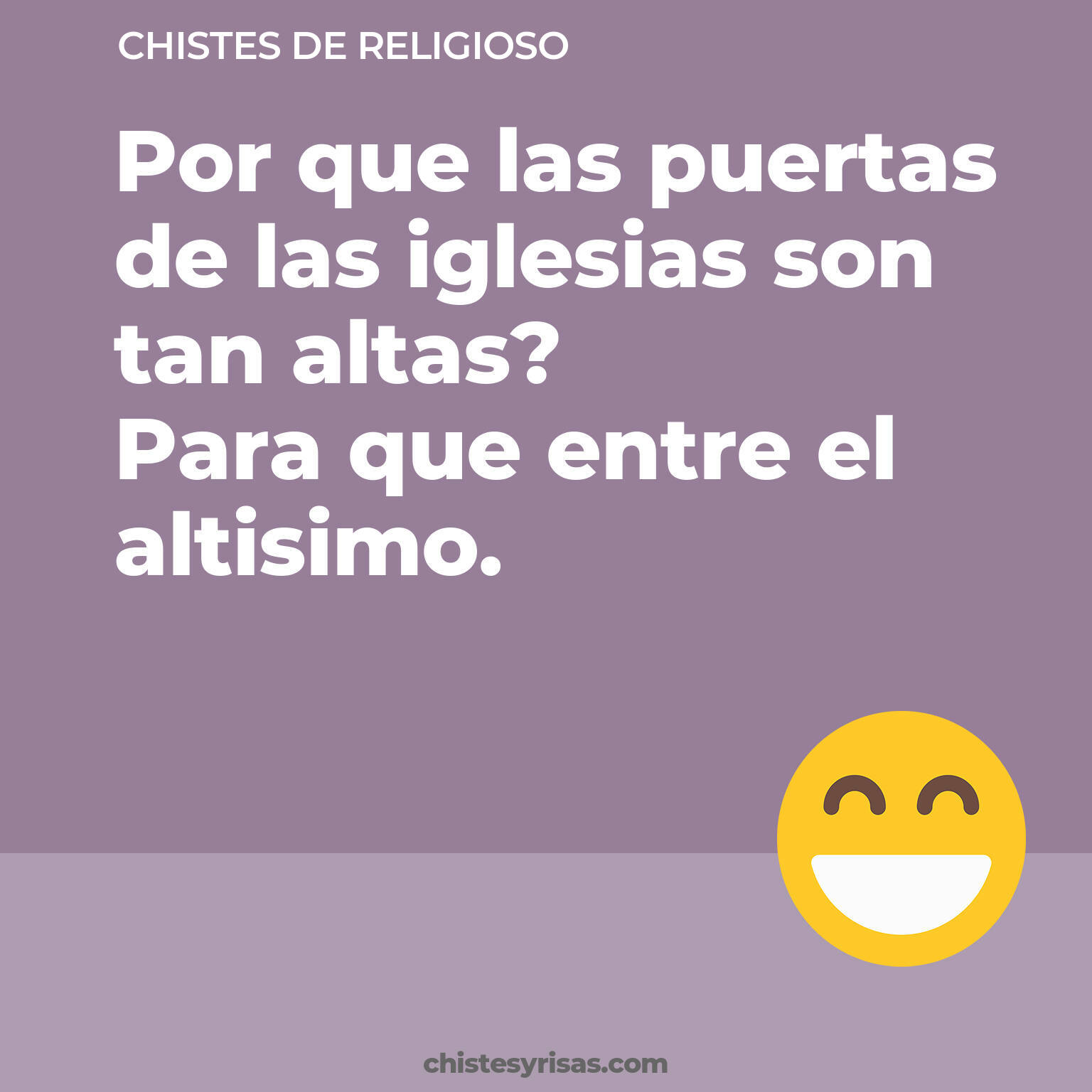 chistes de Religioso buenos