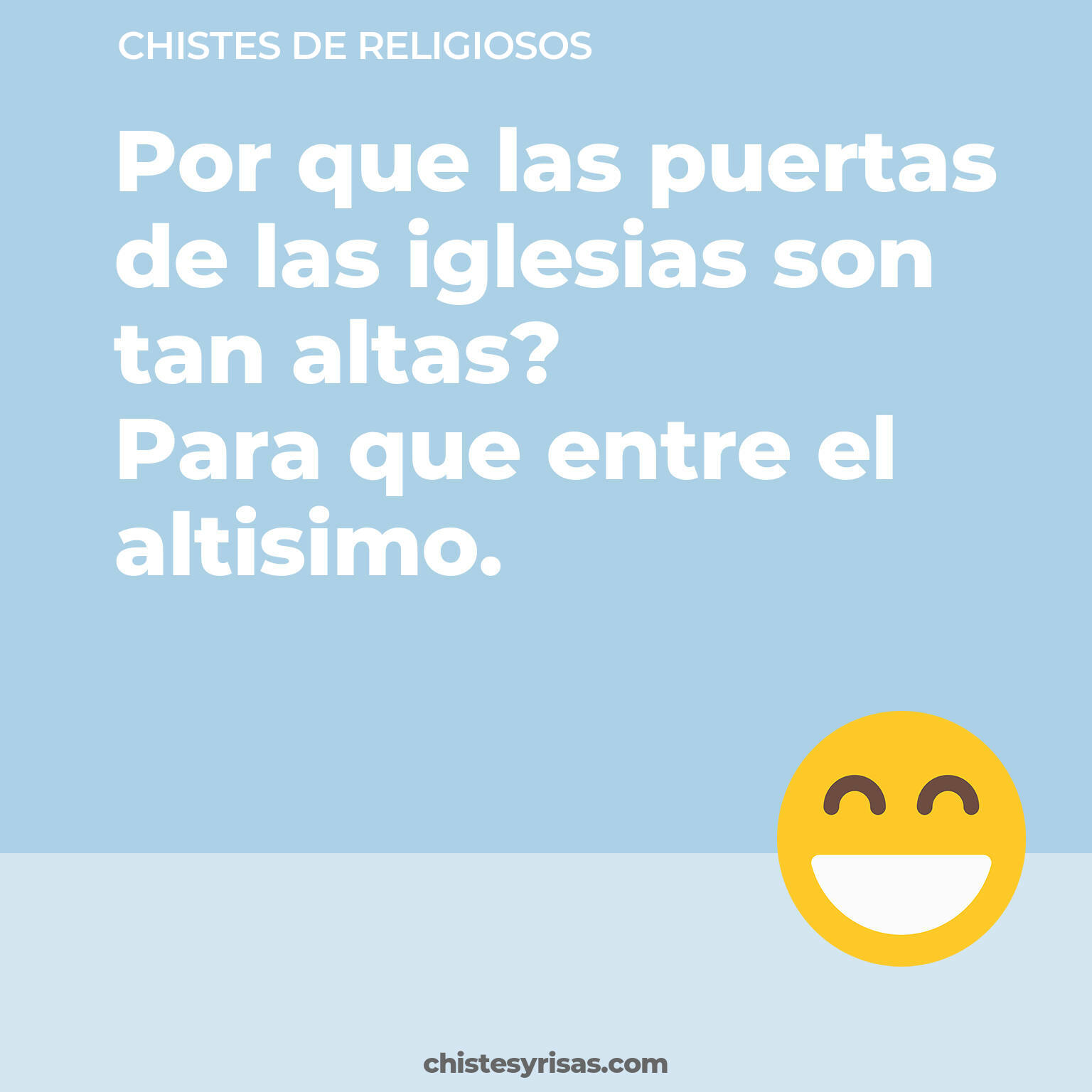 chistes de Religiosos buenos