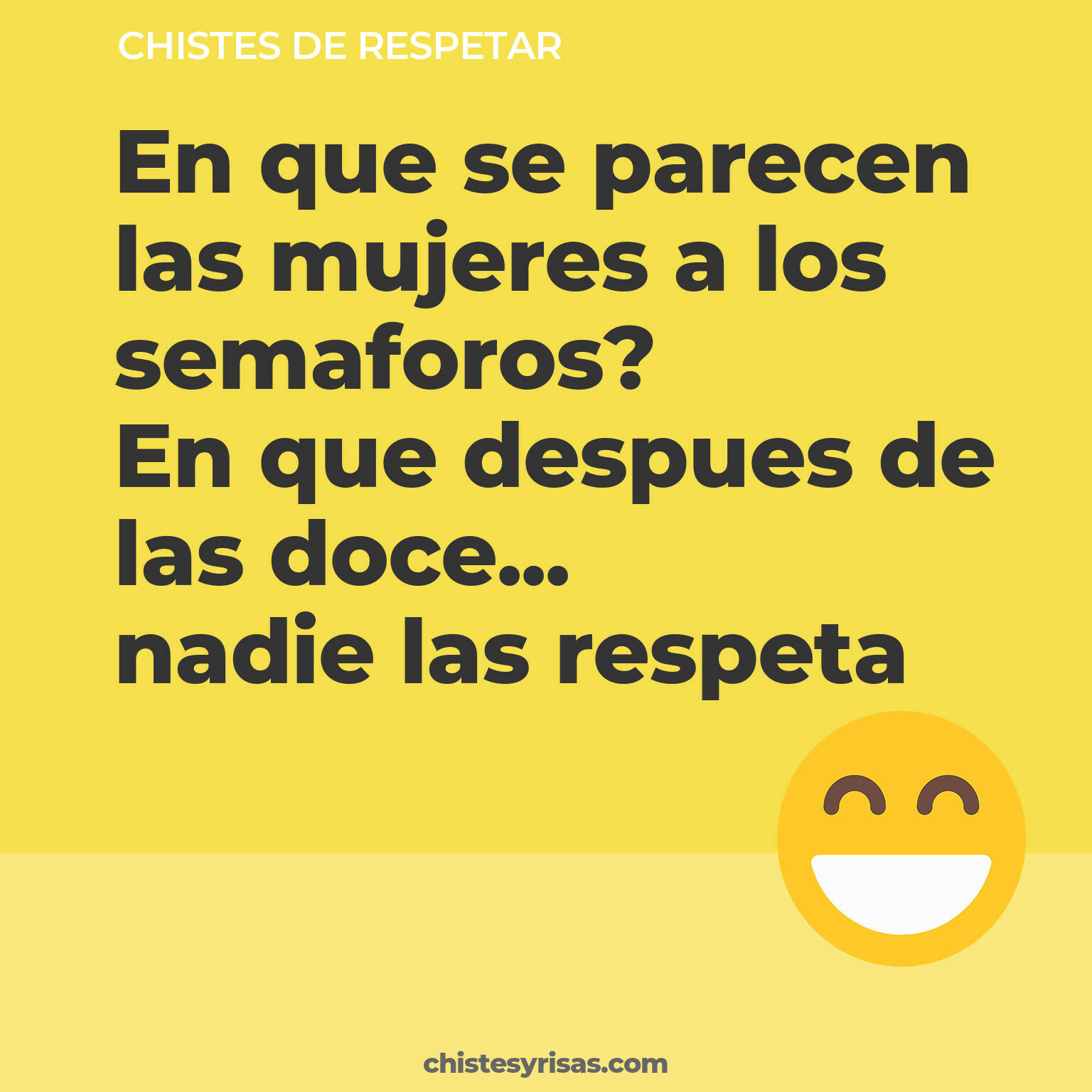 chistes de Respetar cortos