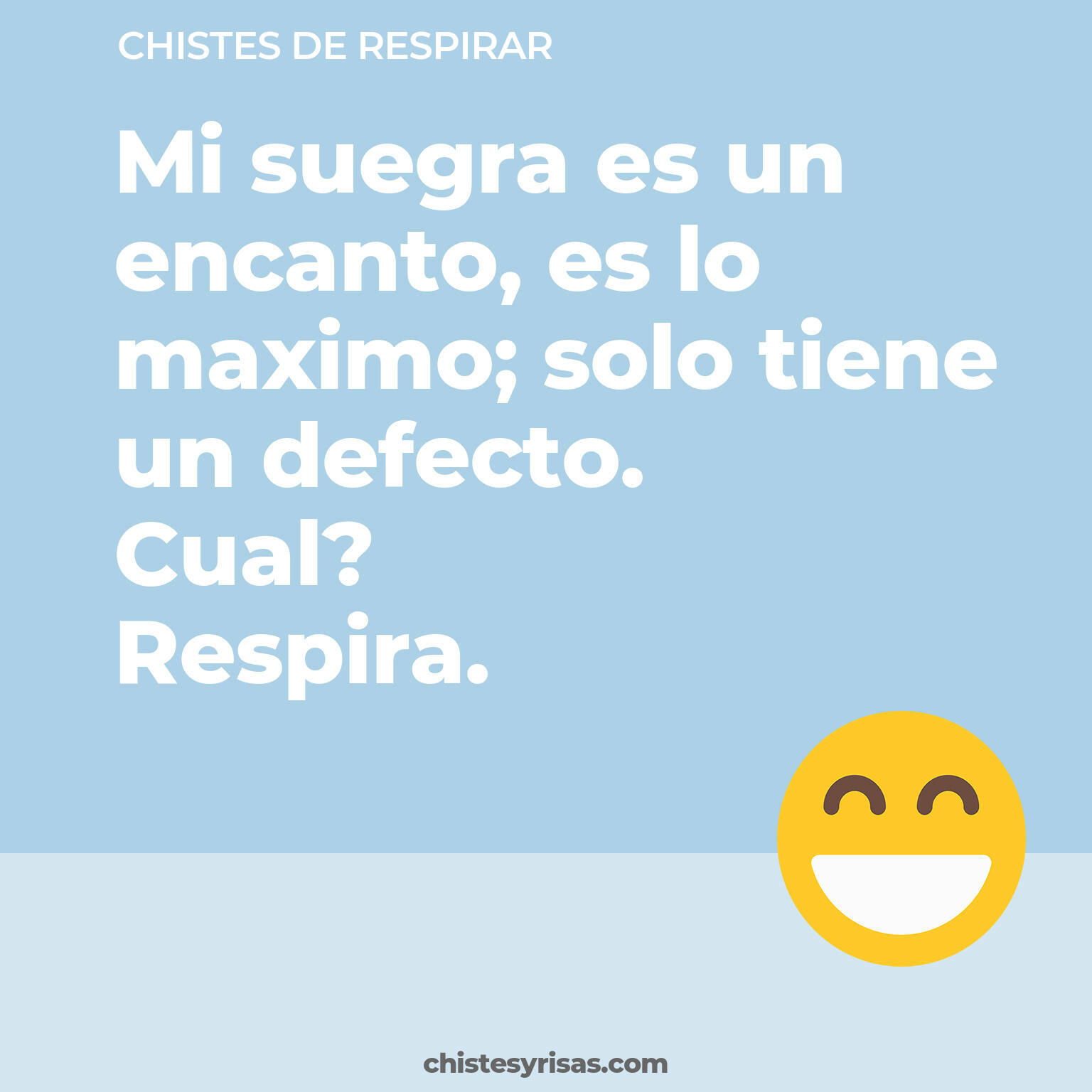 chistes de Respirar cortos