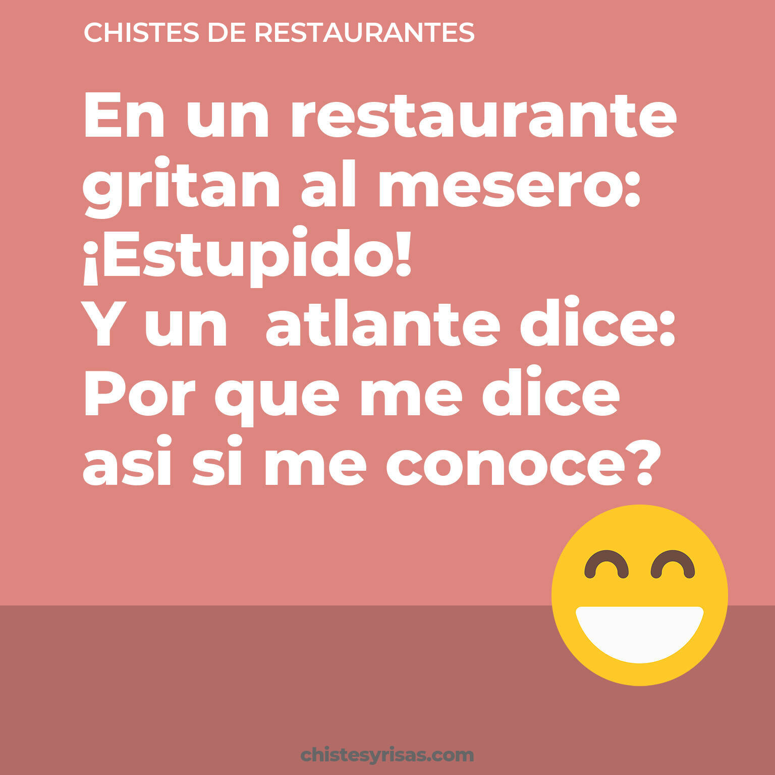 chistes de Restaurantes más graciosos