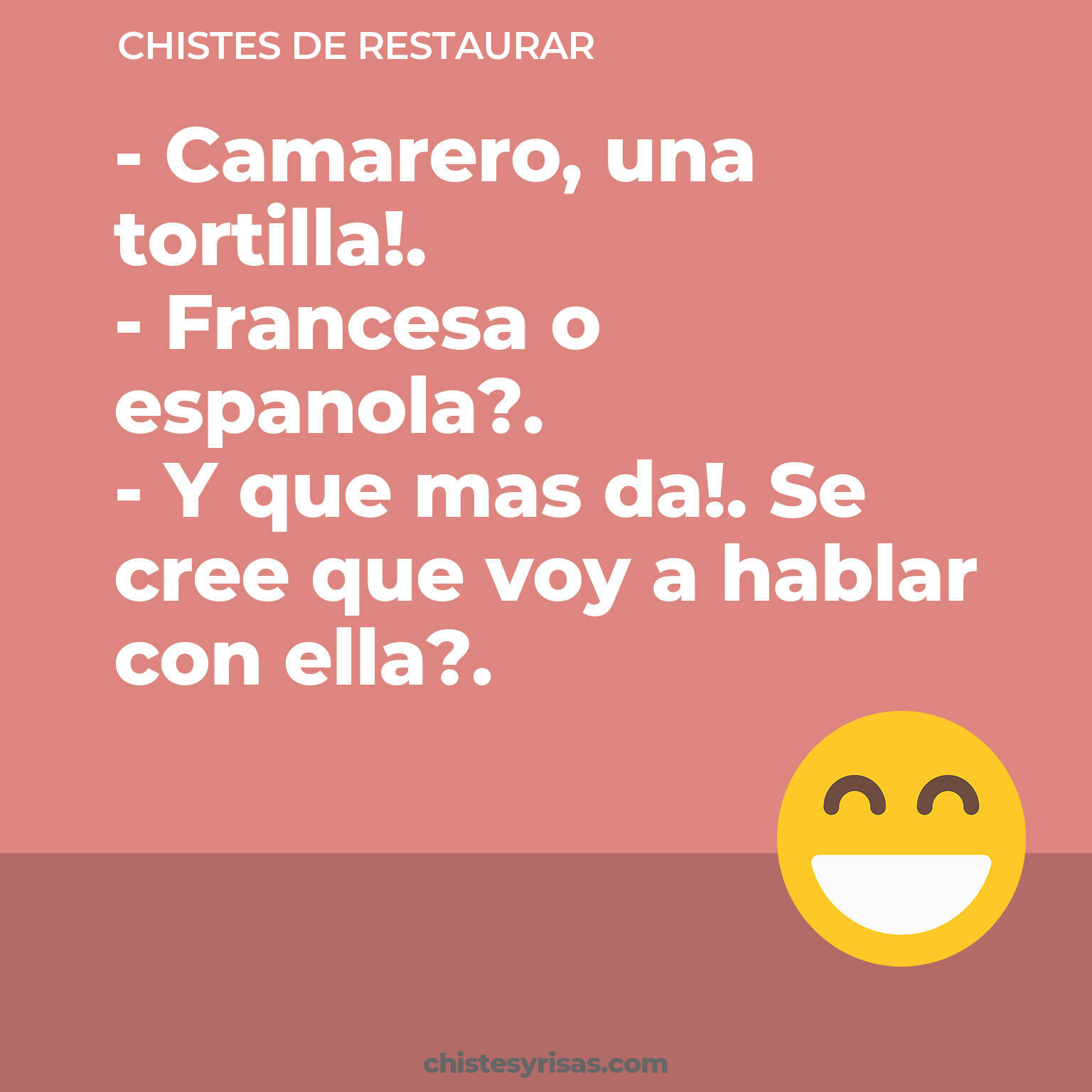 chistes de Restaurar buenos