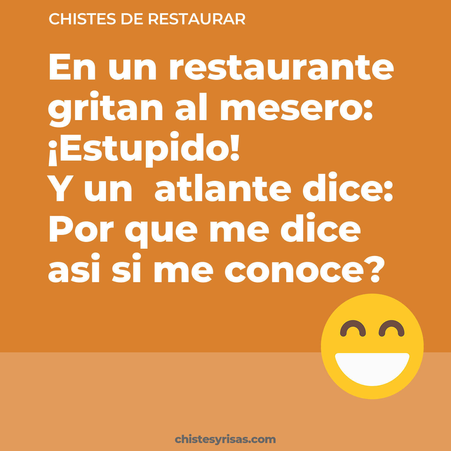 chistes de Restaurar más graciosos