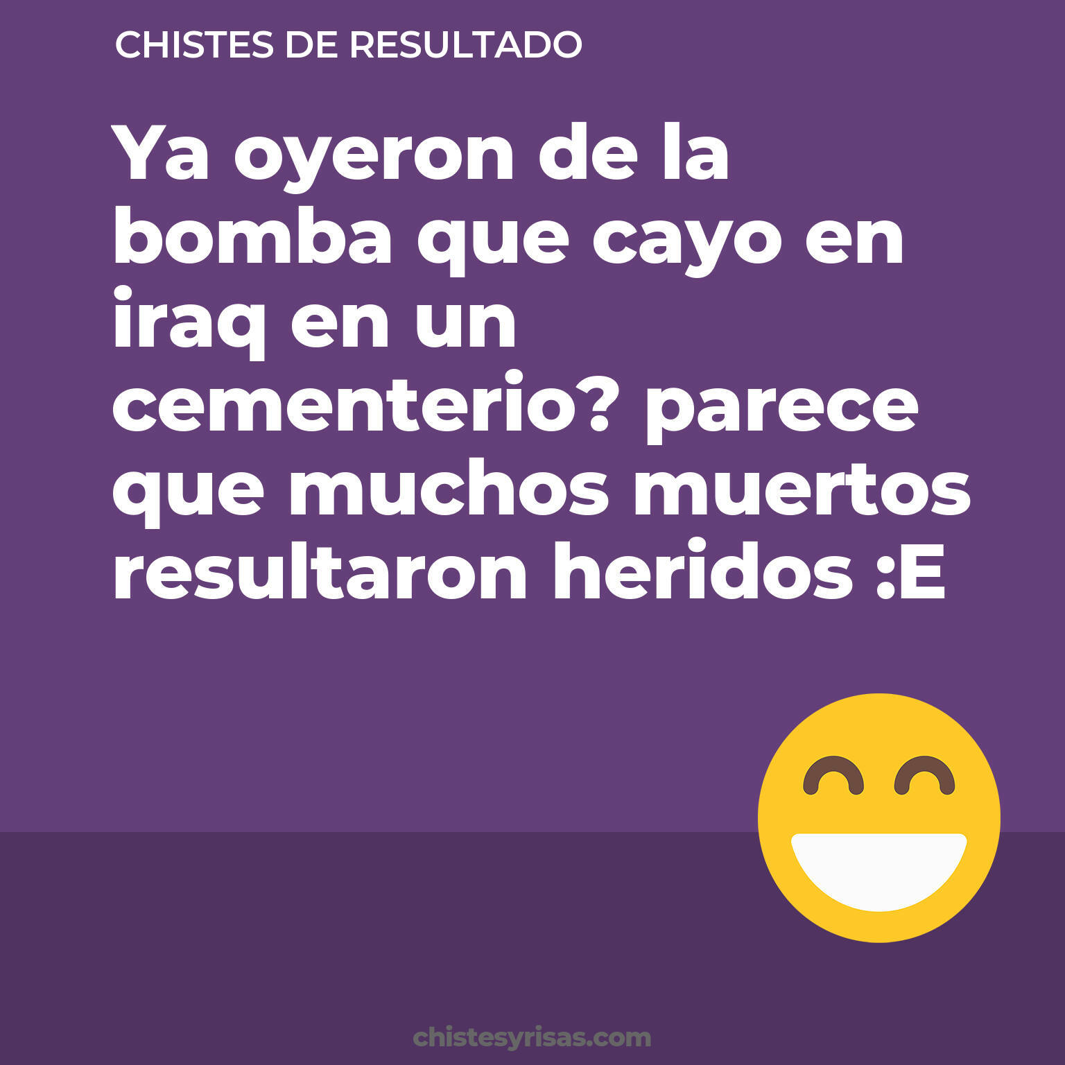 chistes de Resultado más graciosos