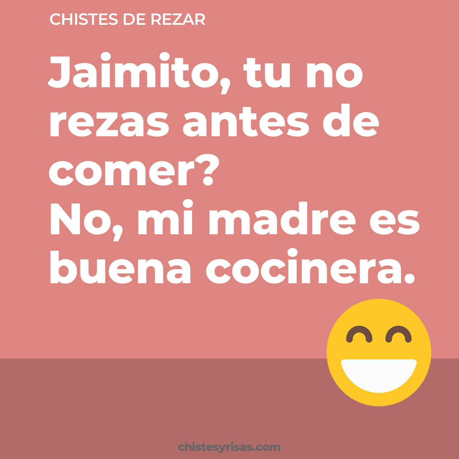 chistes de Rezar cortos