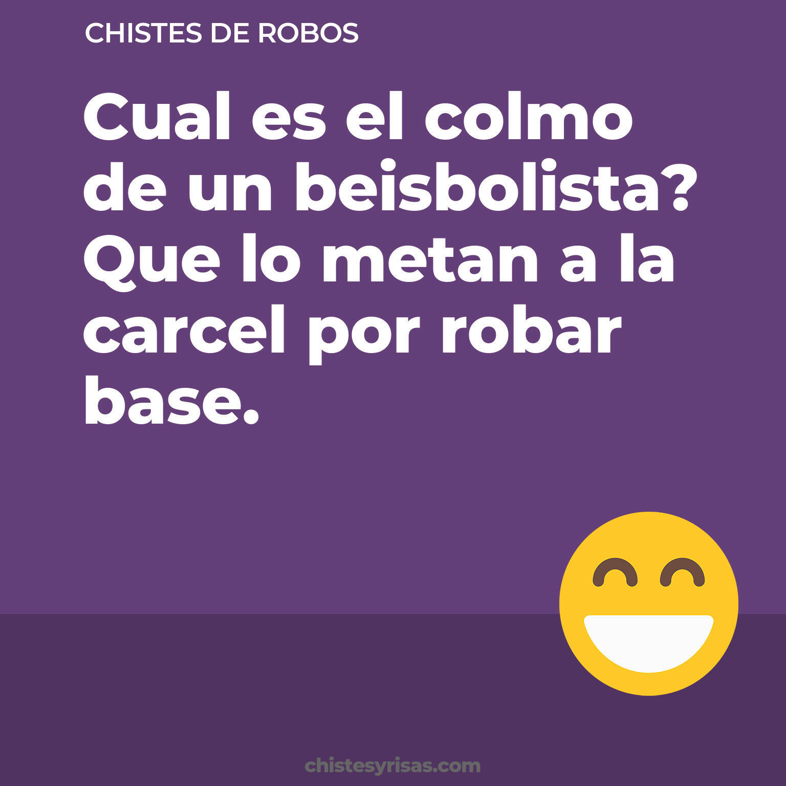 chistes de Robos cortos