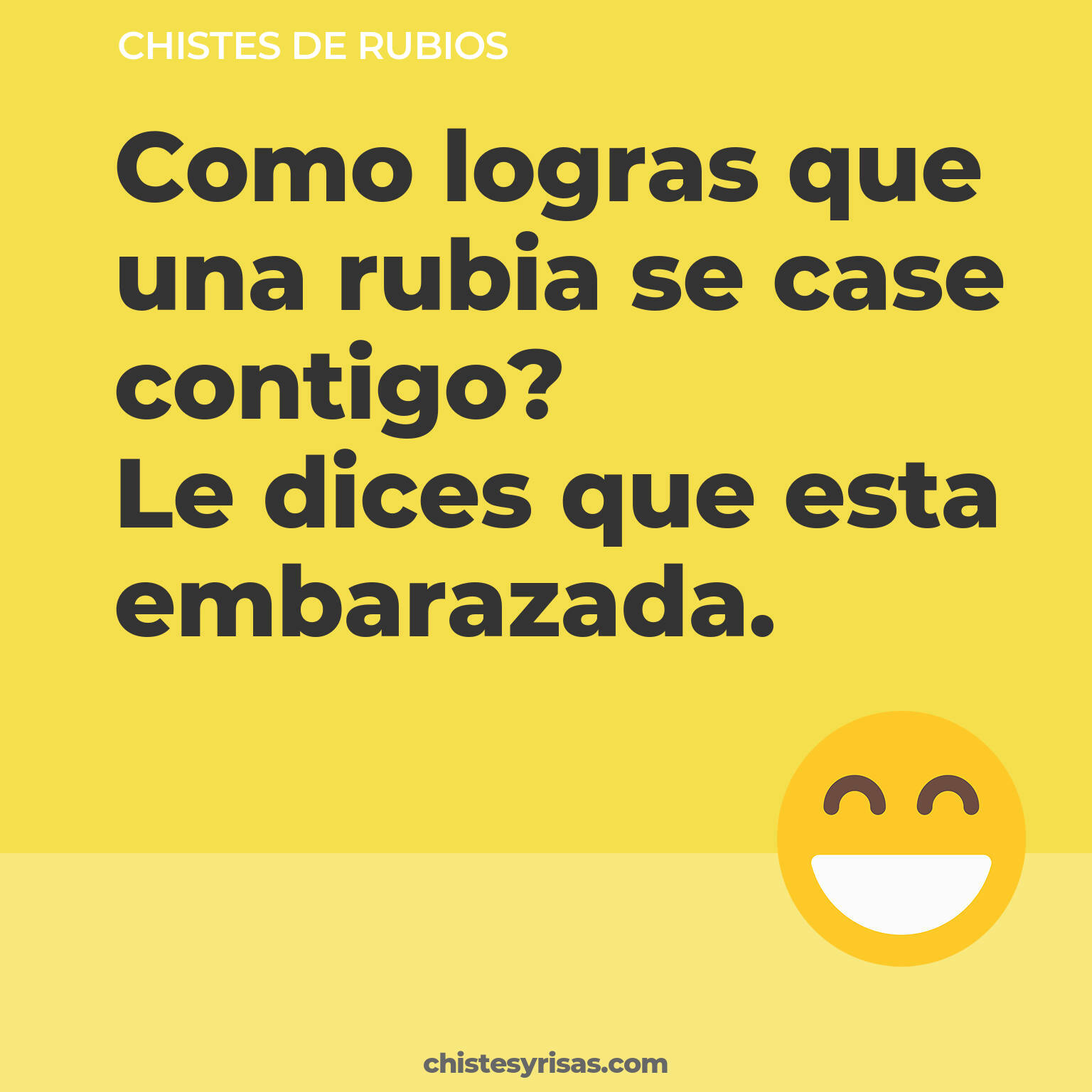 chistes de Rubios buenos foto para reir
