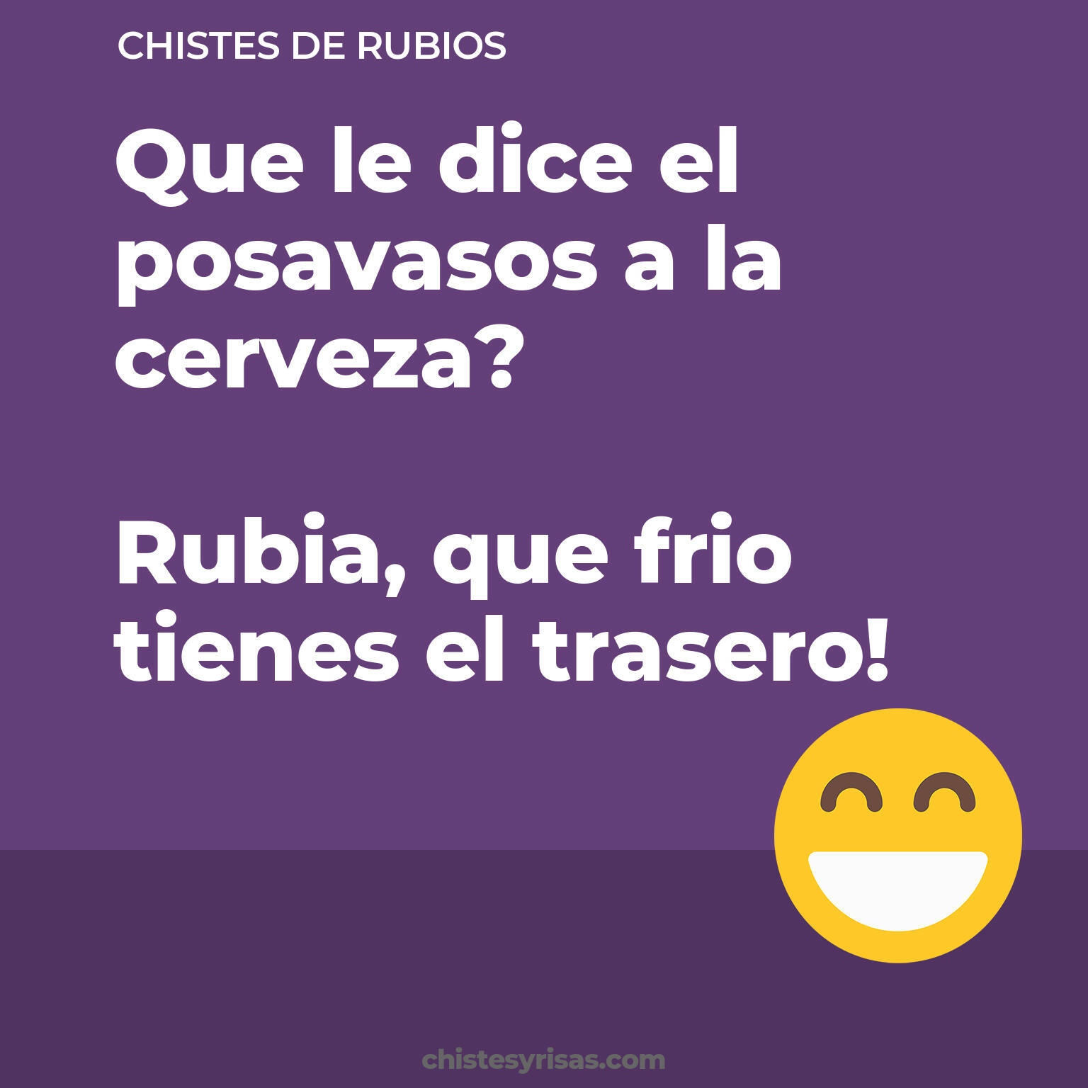 chistes de Rubios cortos