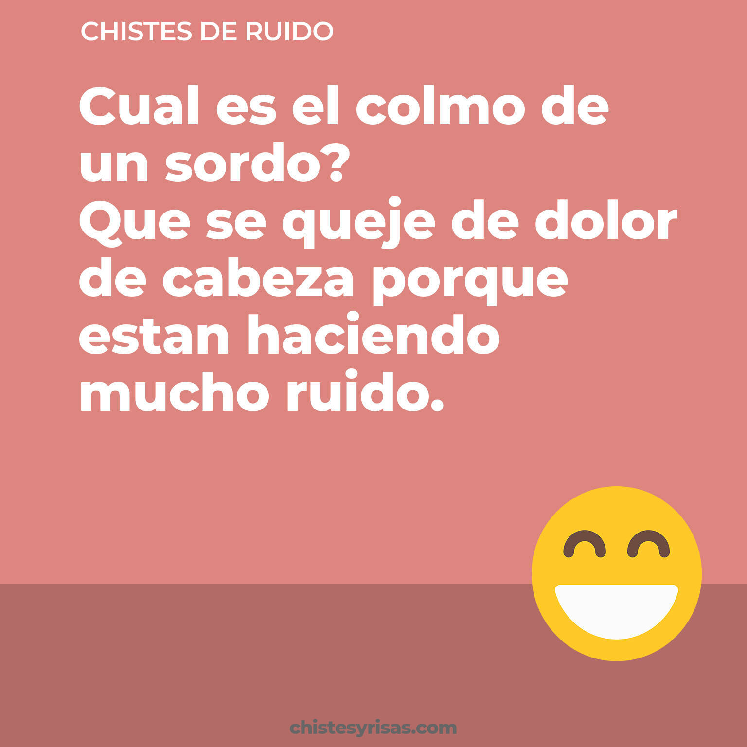 chistes de Ruido cortos