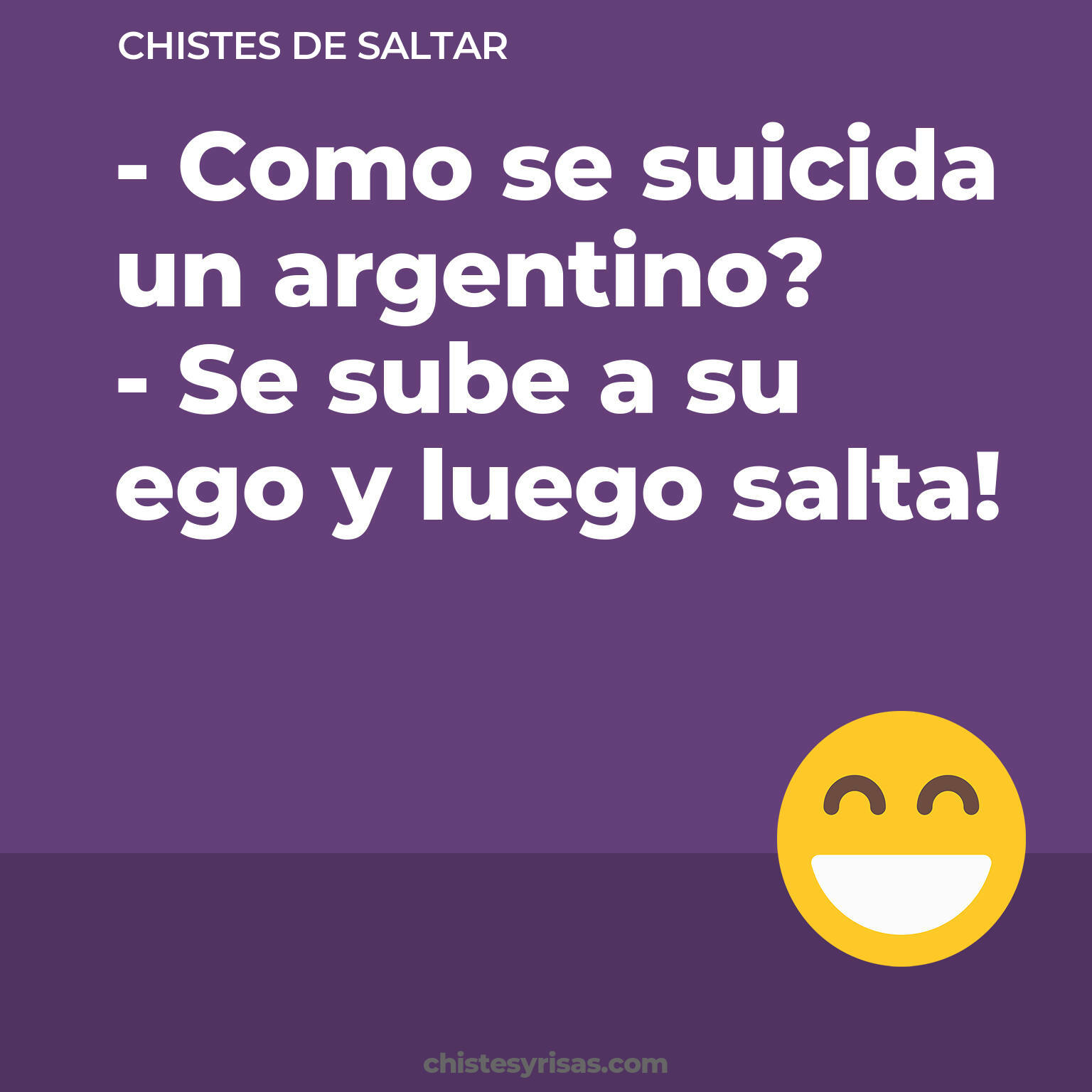 chistes de Saltar cortos