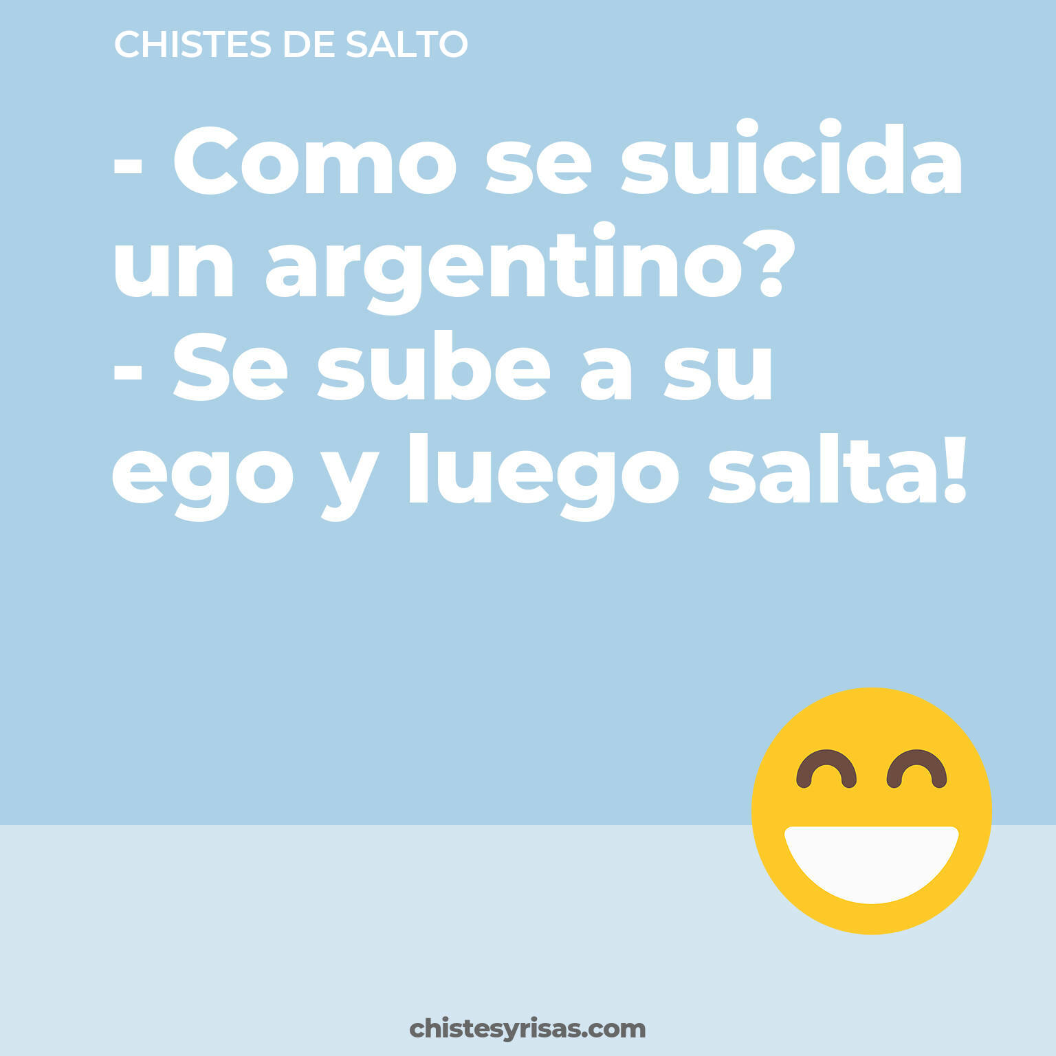 chistes de Salto cortos