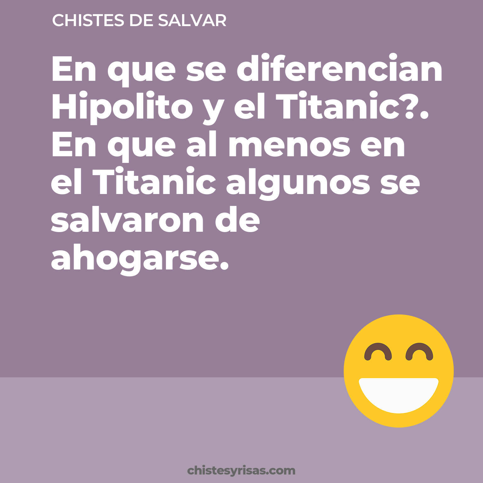 chistes de Salvar cortos