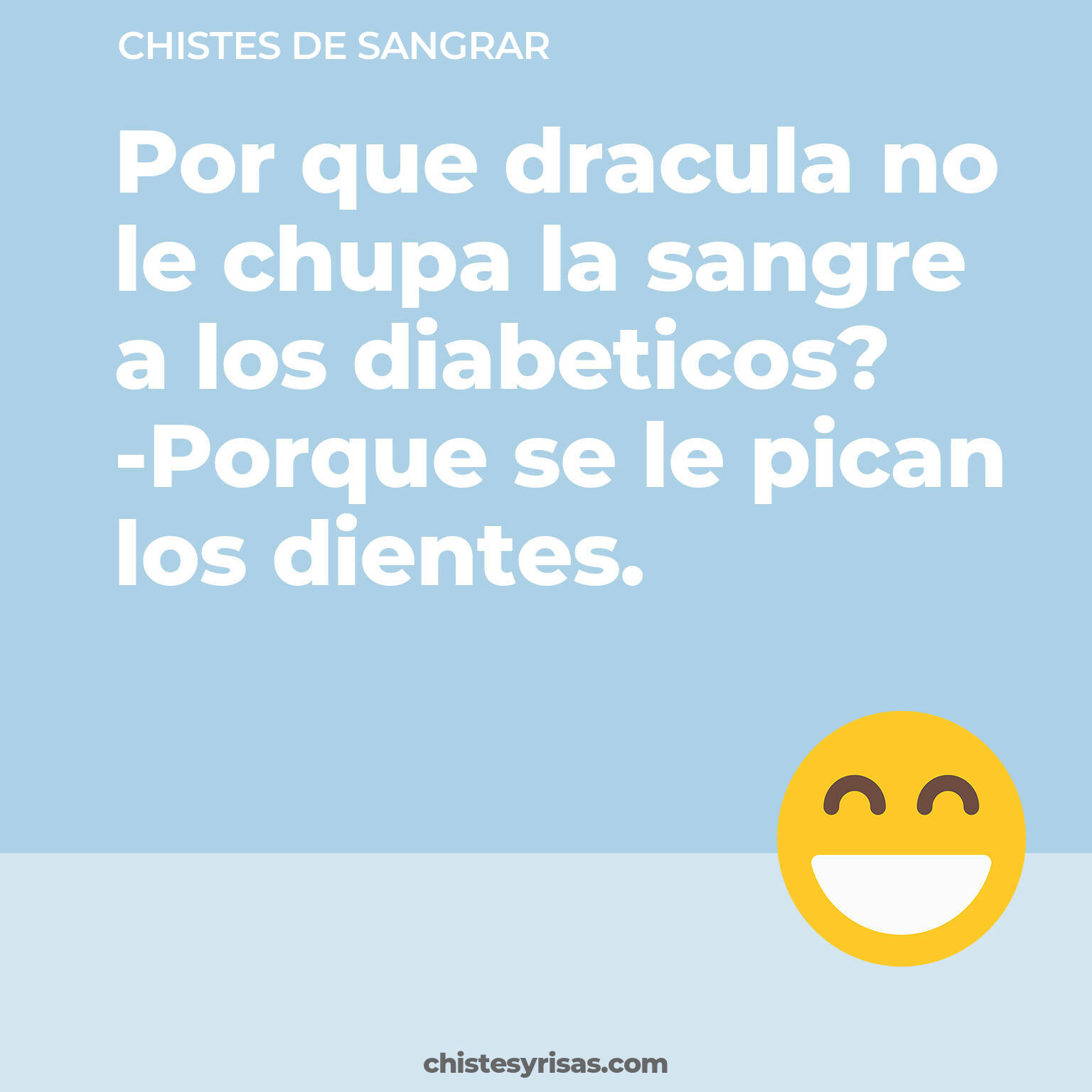 chistes de Sangrar más graciosos