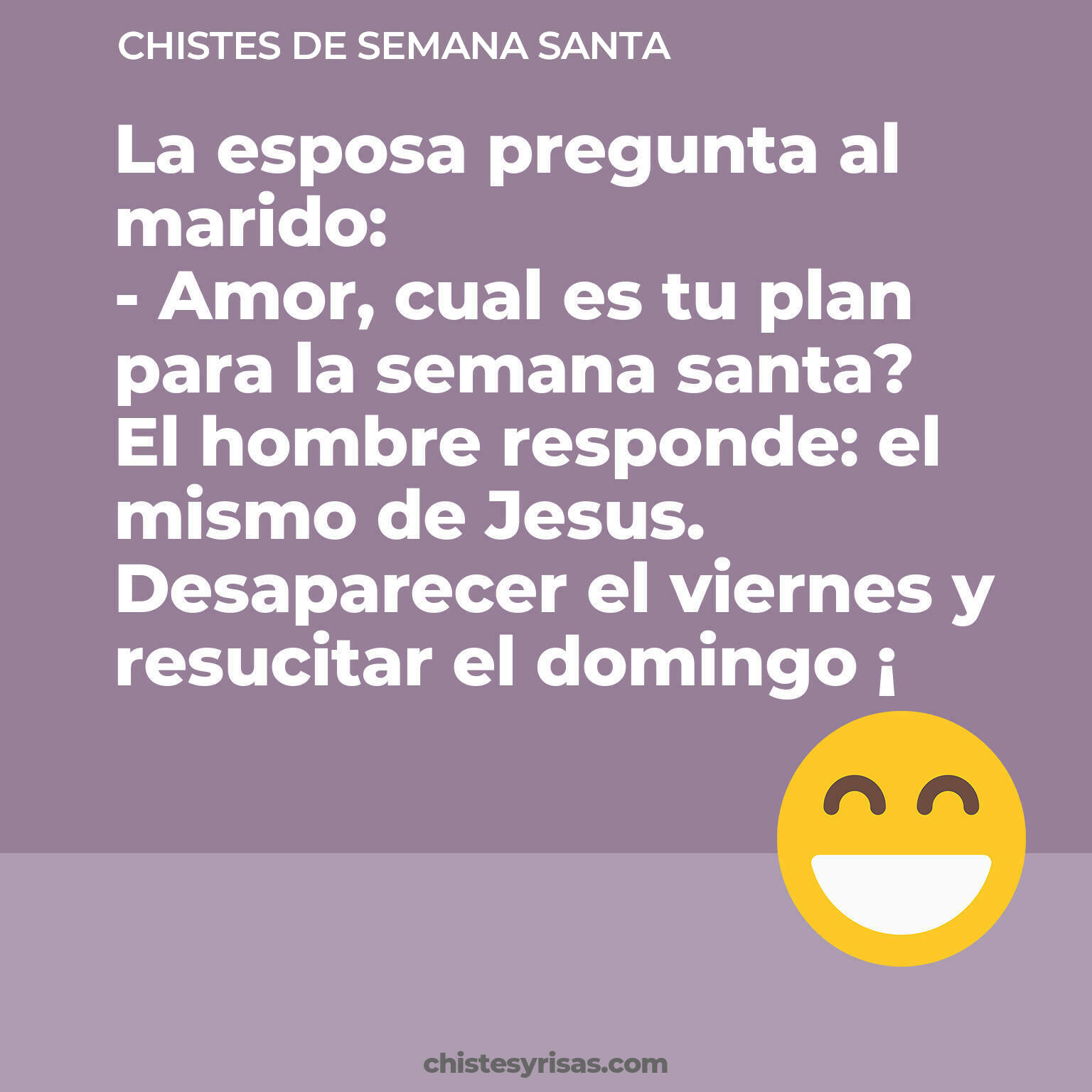 chistes de Semana Santa más graciosos