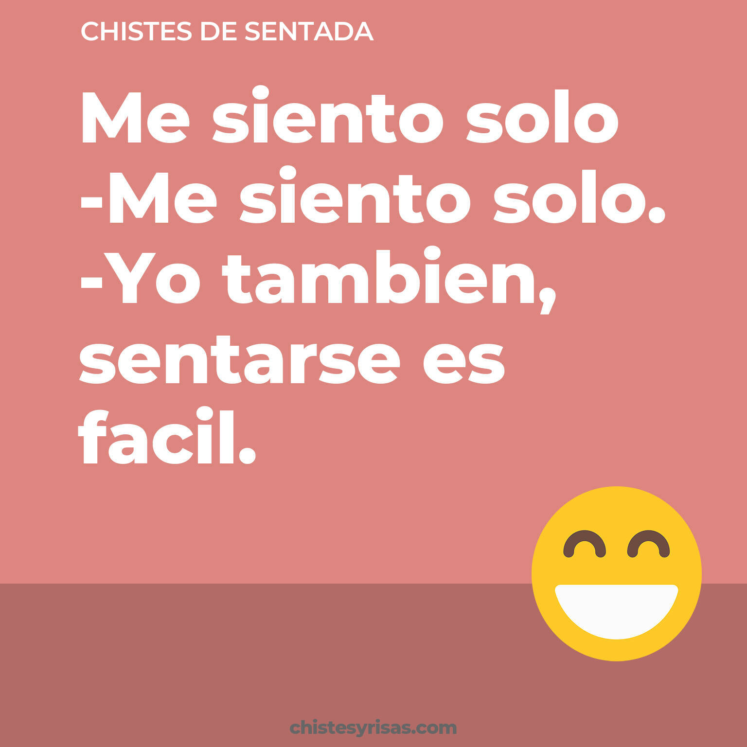 chistes de Sentada cortos