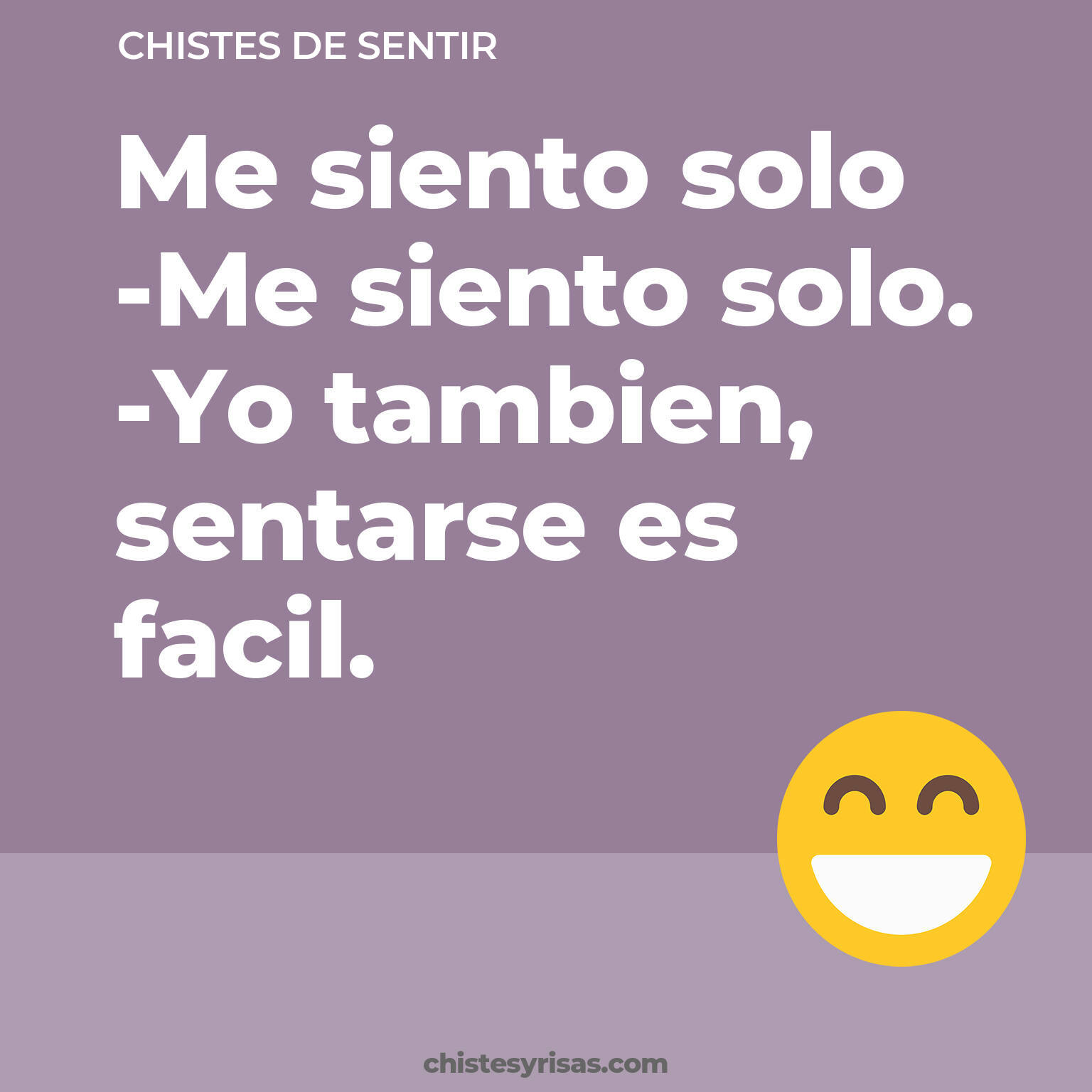 chistes de Sentir cortos