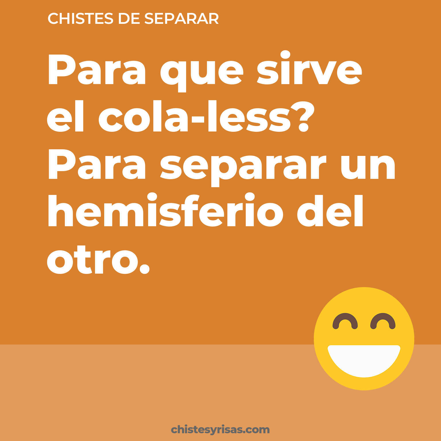 chistes de Separar cortos