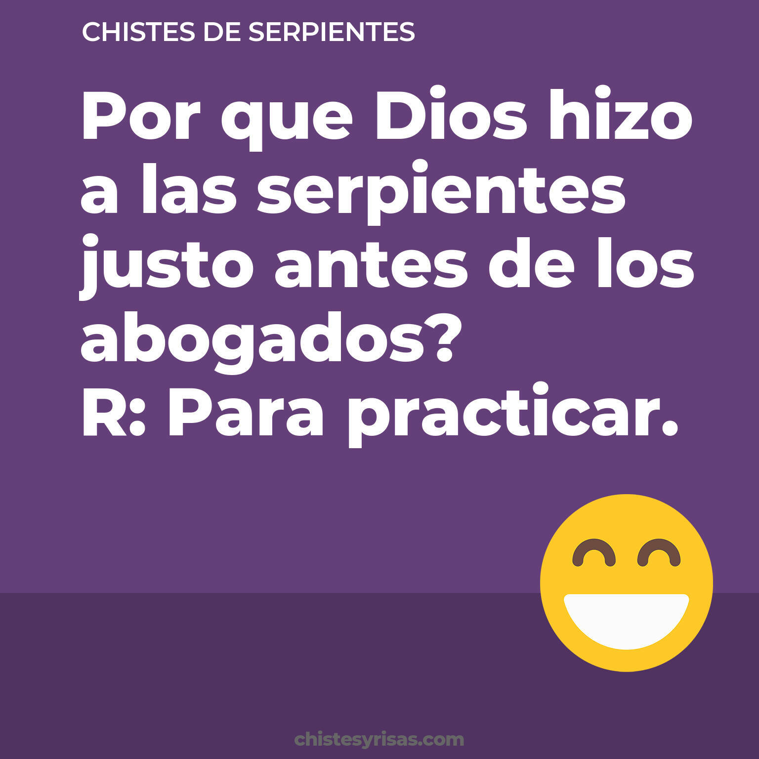 chistes de Serpientes más graciosos