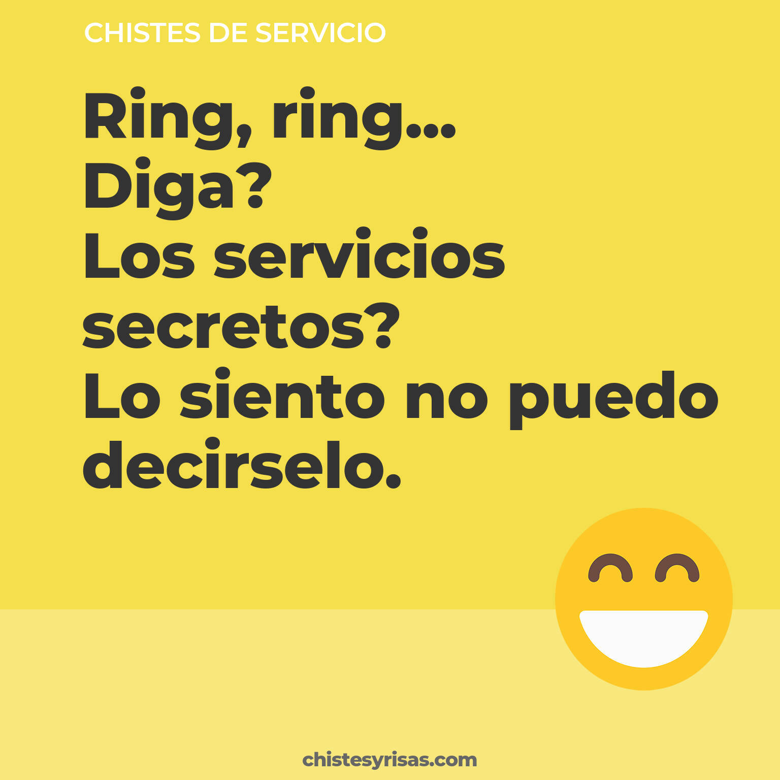 chistes de Servicio cortos