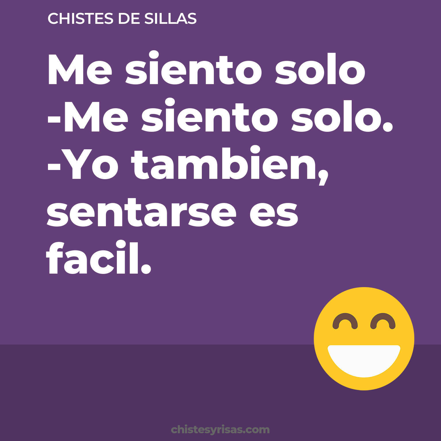 chistes de Sillas cortos