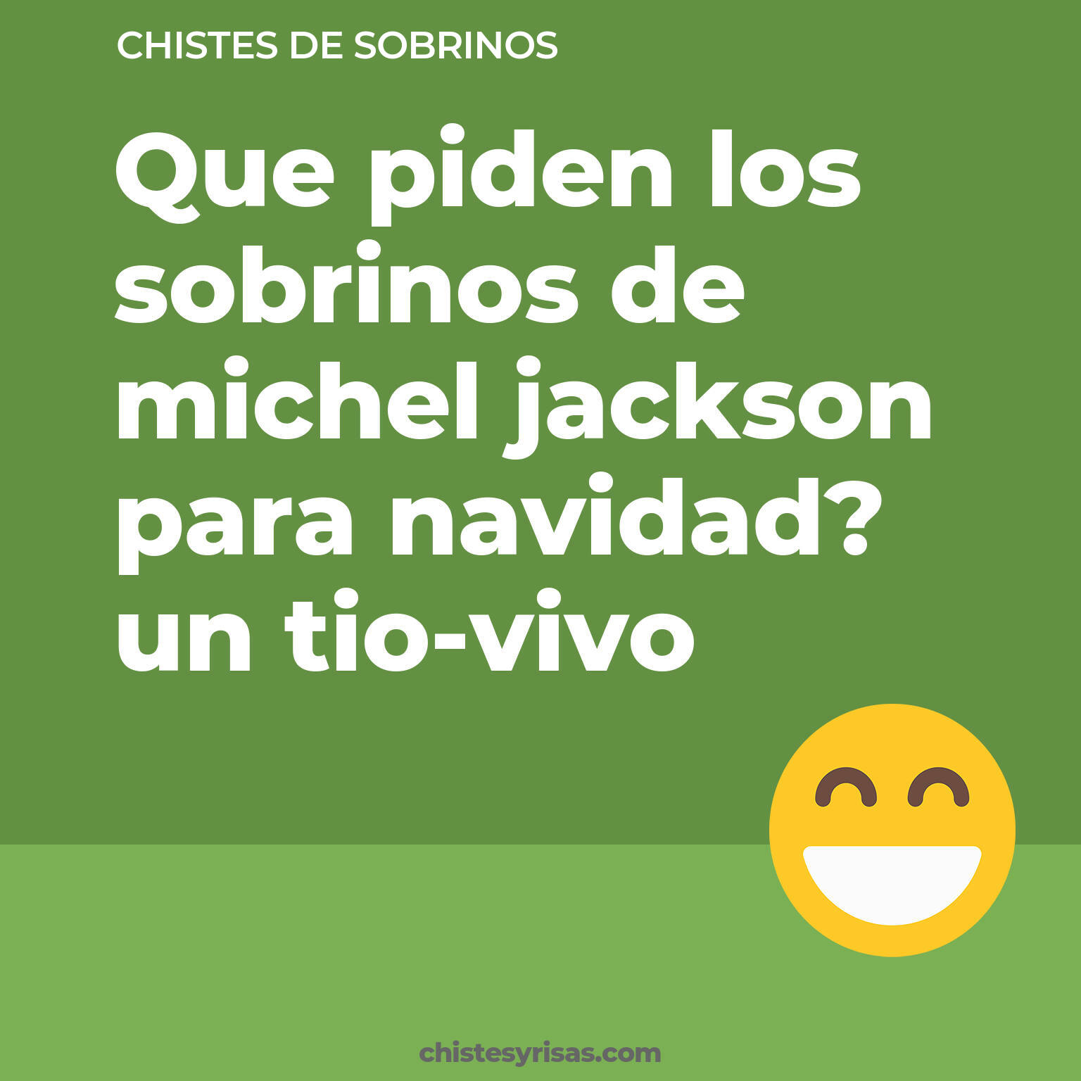 chistes de Sobrinos cortos